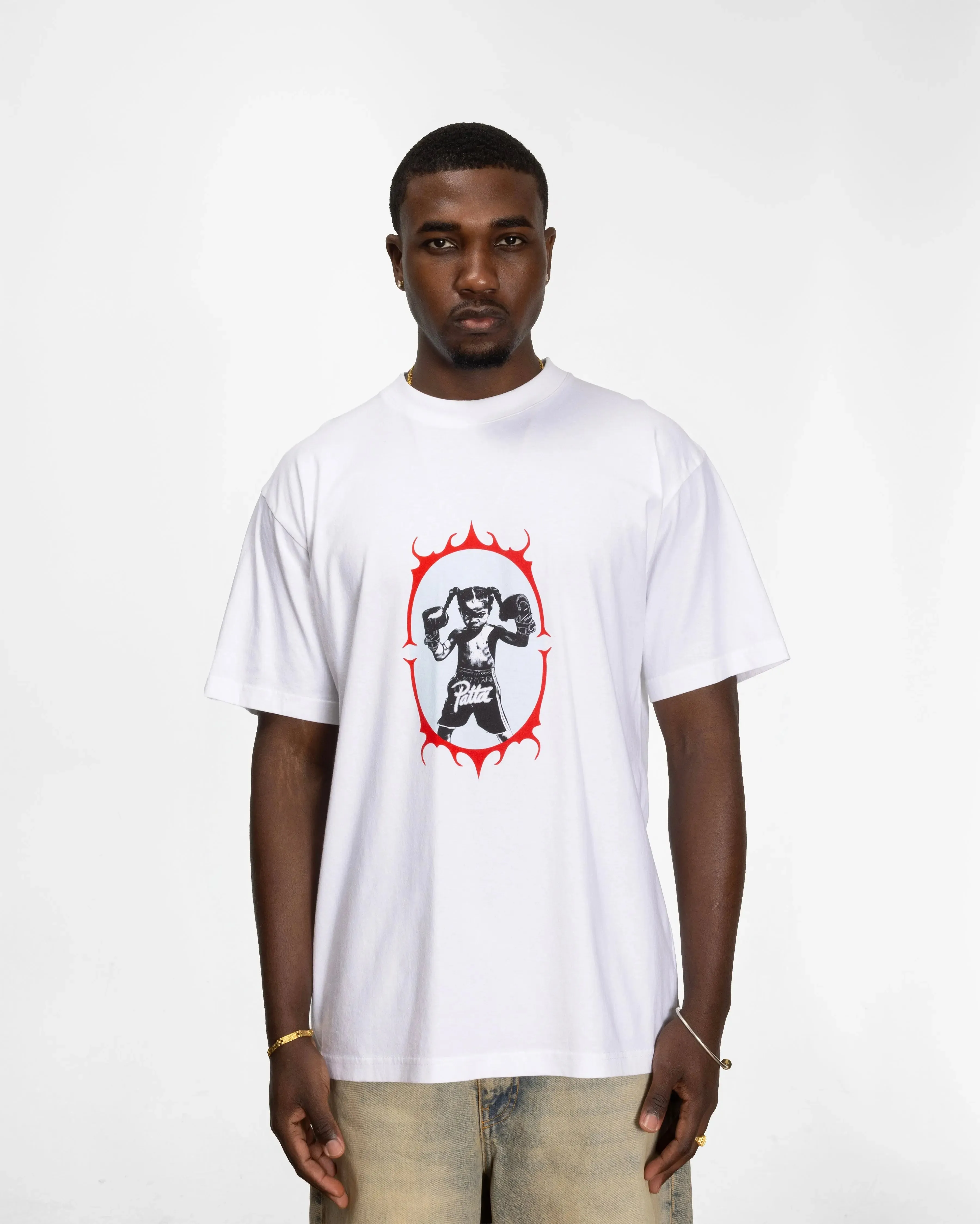 Patta Boxing T-Shirt (White) sold by Patta product image thumbnail 5