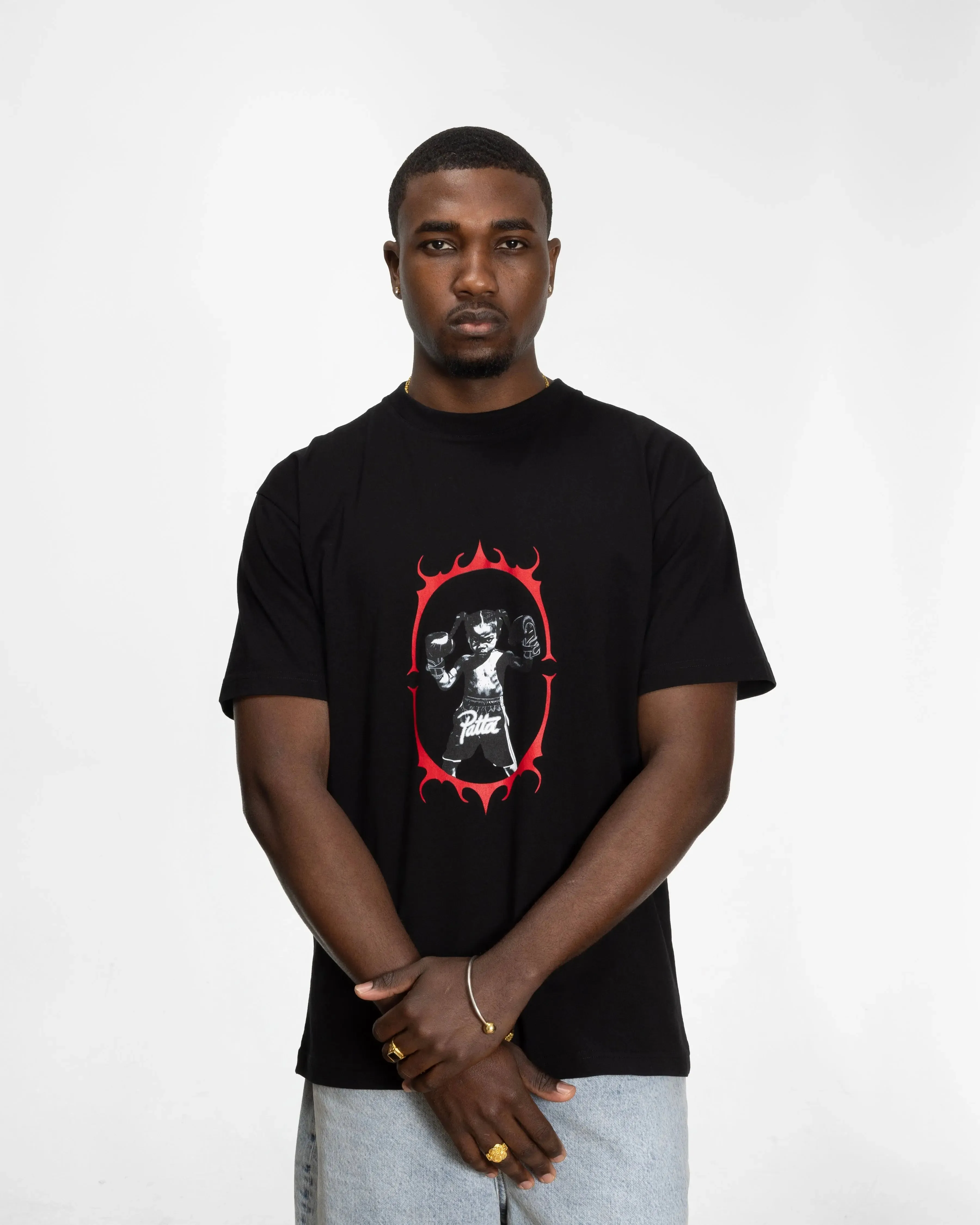 Patta Boxing T-Shirt (Black) sold by Patta product image thumbnail 3