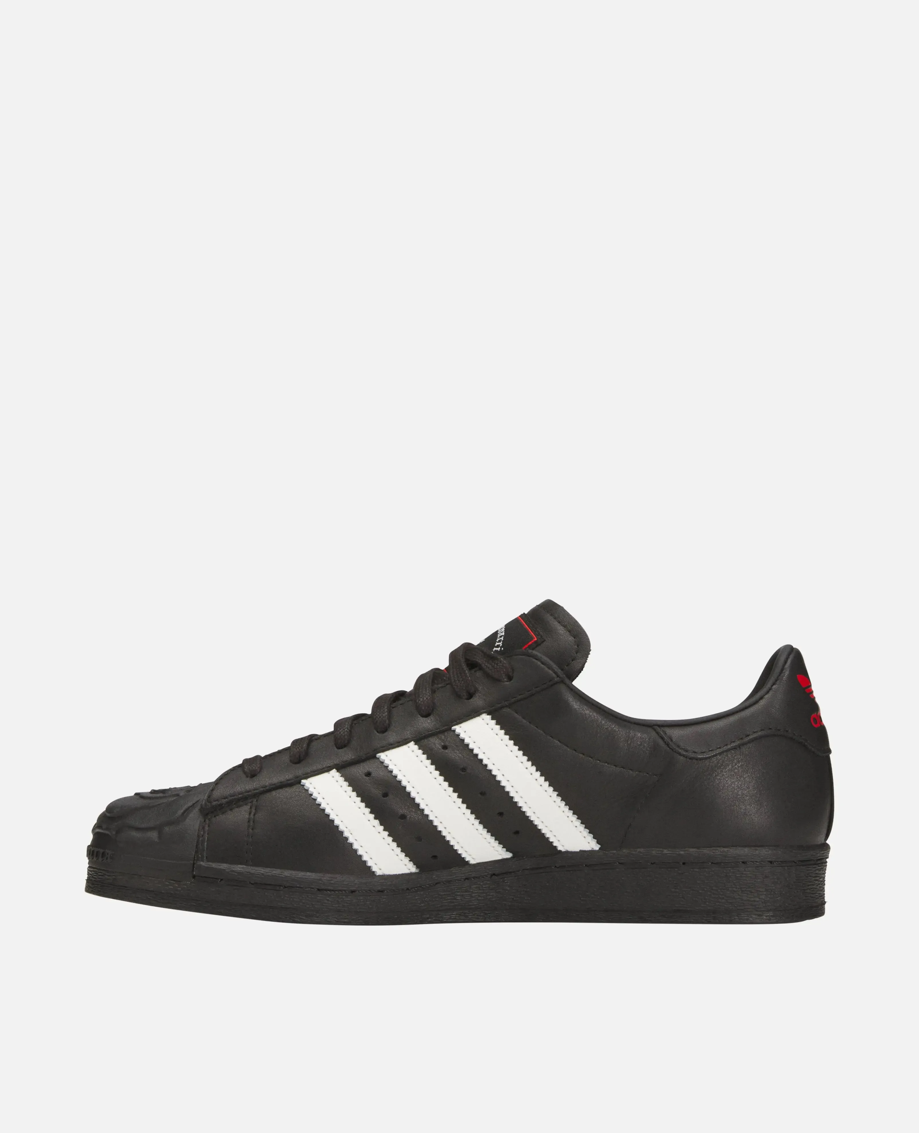 Adidas x Willy Chavarria Superstar (CBlack/OWhite/Red) sold by Patta product image thumbnail 3