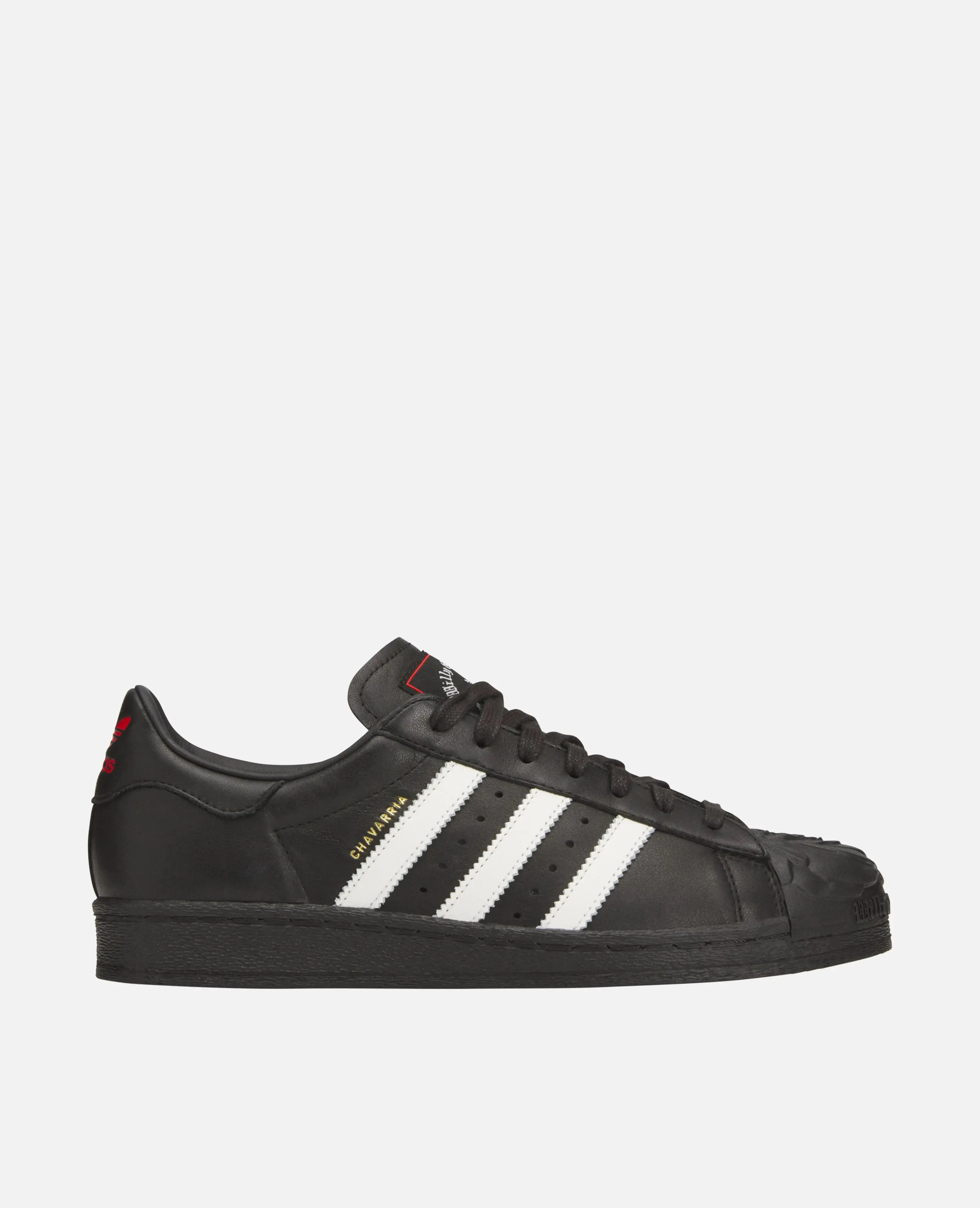 Adidas x Willy Chavarria Superstar (CBlack/OWhite/Red) sold by Patta