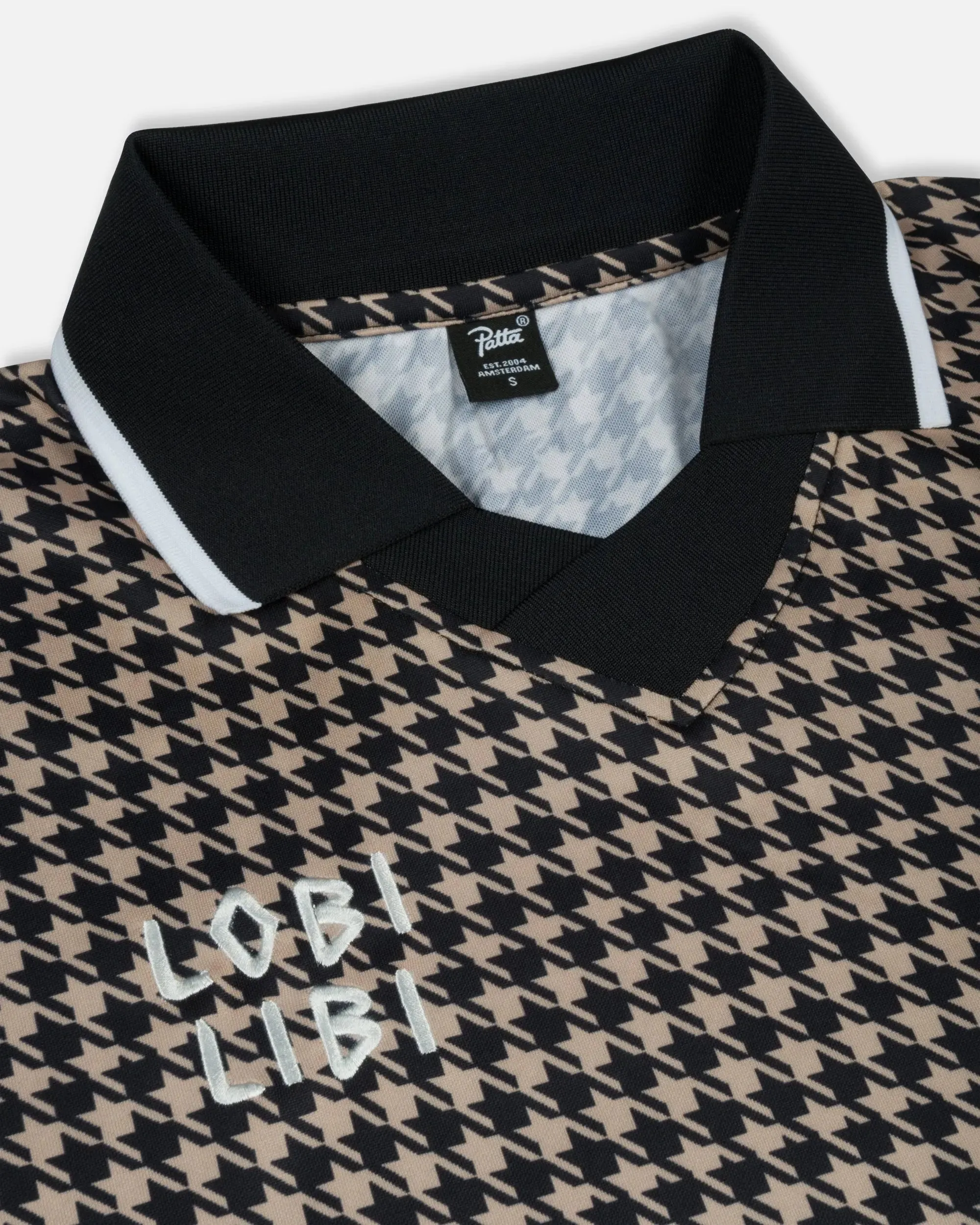 Patta Houndstooth Football Jersey (Irish Cream) sold by Patta product image thumbnail 4