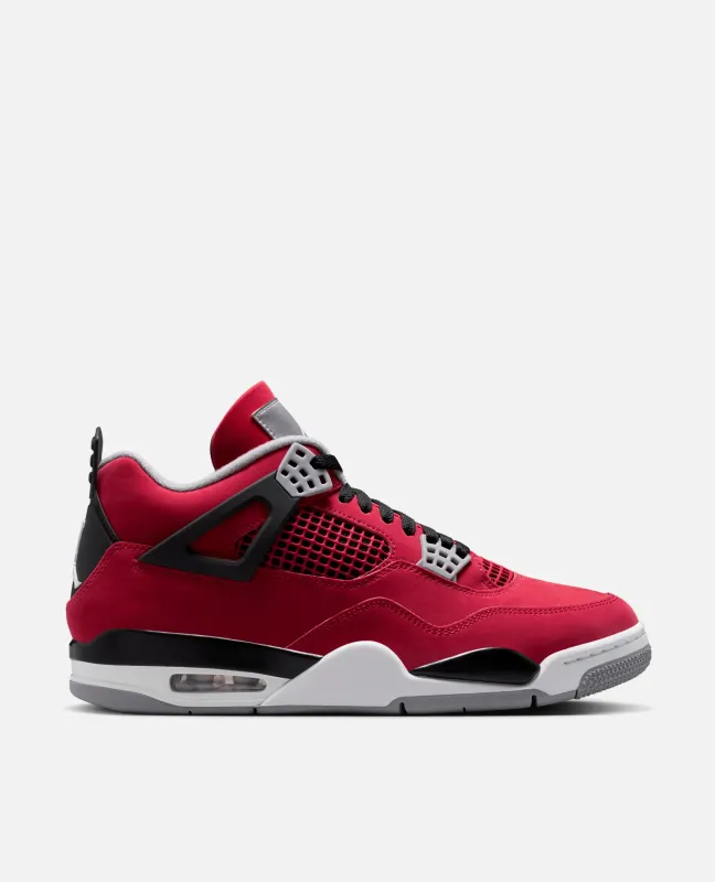 Air Jordan 4 Retro Nike (Fire Red/White-Black-Cement Grey) made by Nike