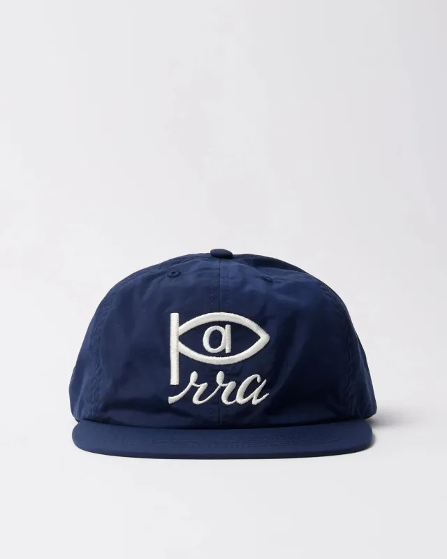 byParra Weird Eye Logo 6 Panel Hat (Blue) made by by Parra