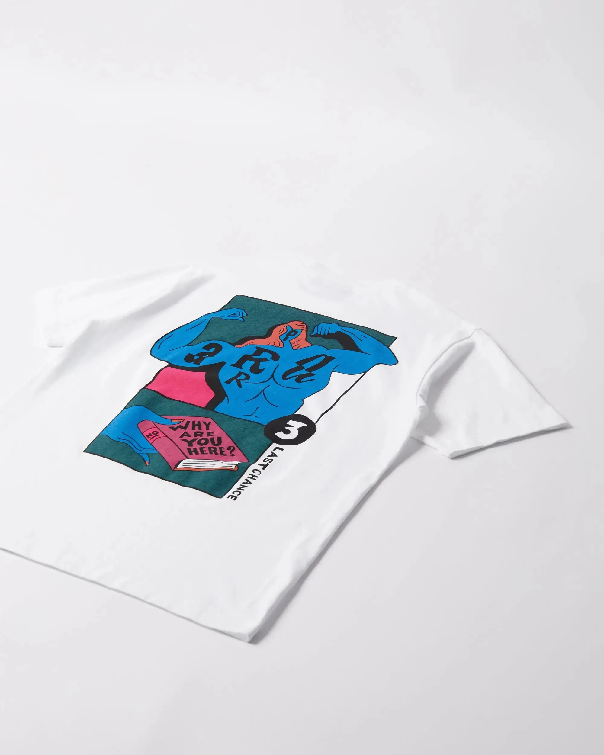 byParra Why Are You Here T-Shirt (White) sold by Patta product image thumbnail 3