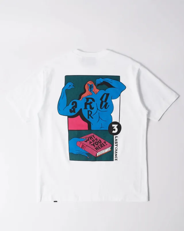 byParra Why Are You Here T-Shirt (White) made by by Parra