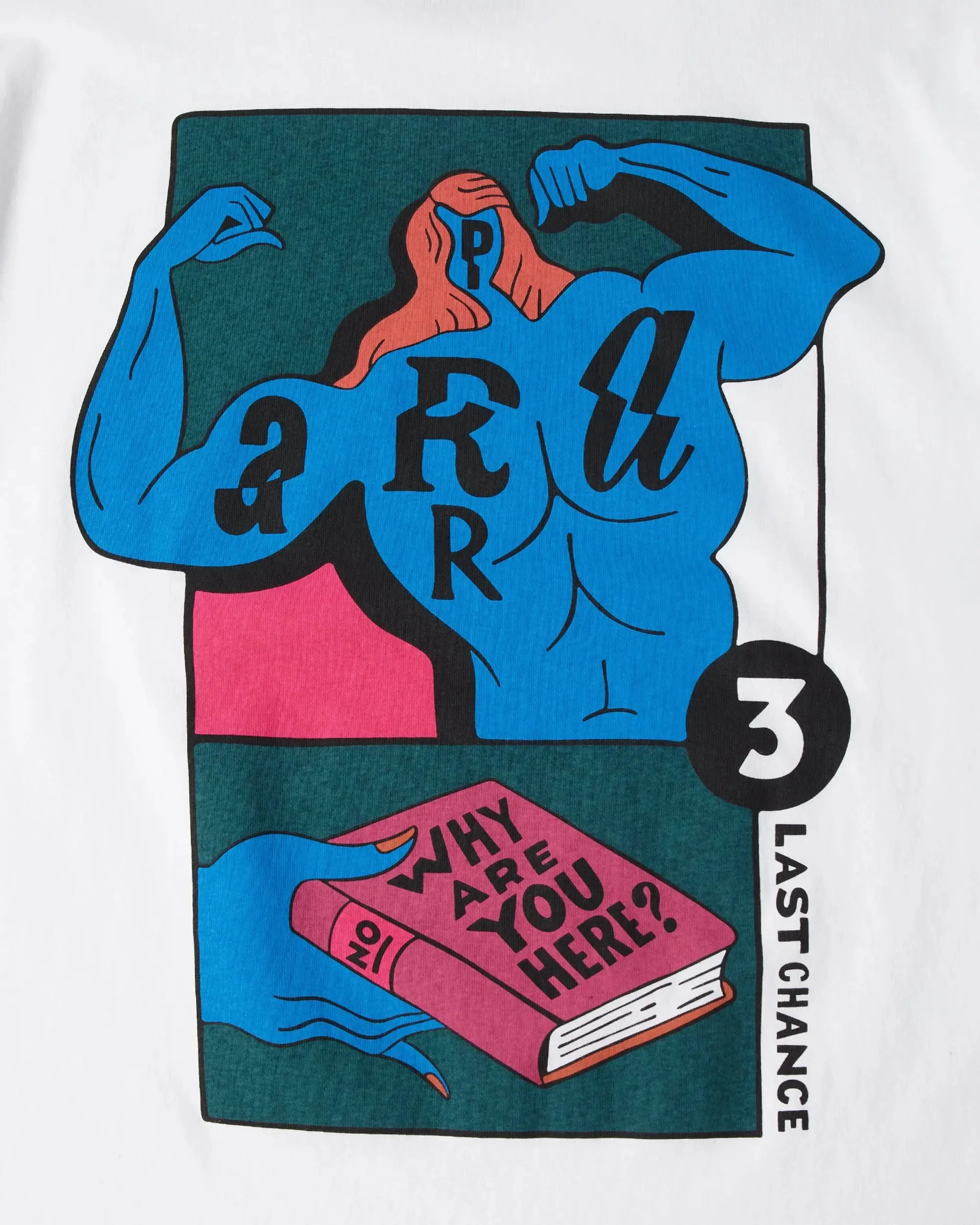 byParra Why Are You Here T-Shirt (White) sold by Patta product image thumbnail 4