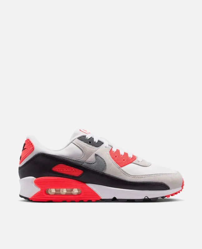 Nike Air Max 90 Qs (White/Particle Grey-Light Smoke Grey-Black-Infrared 23) made by Nike