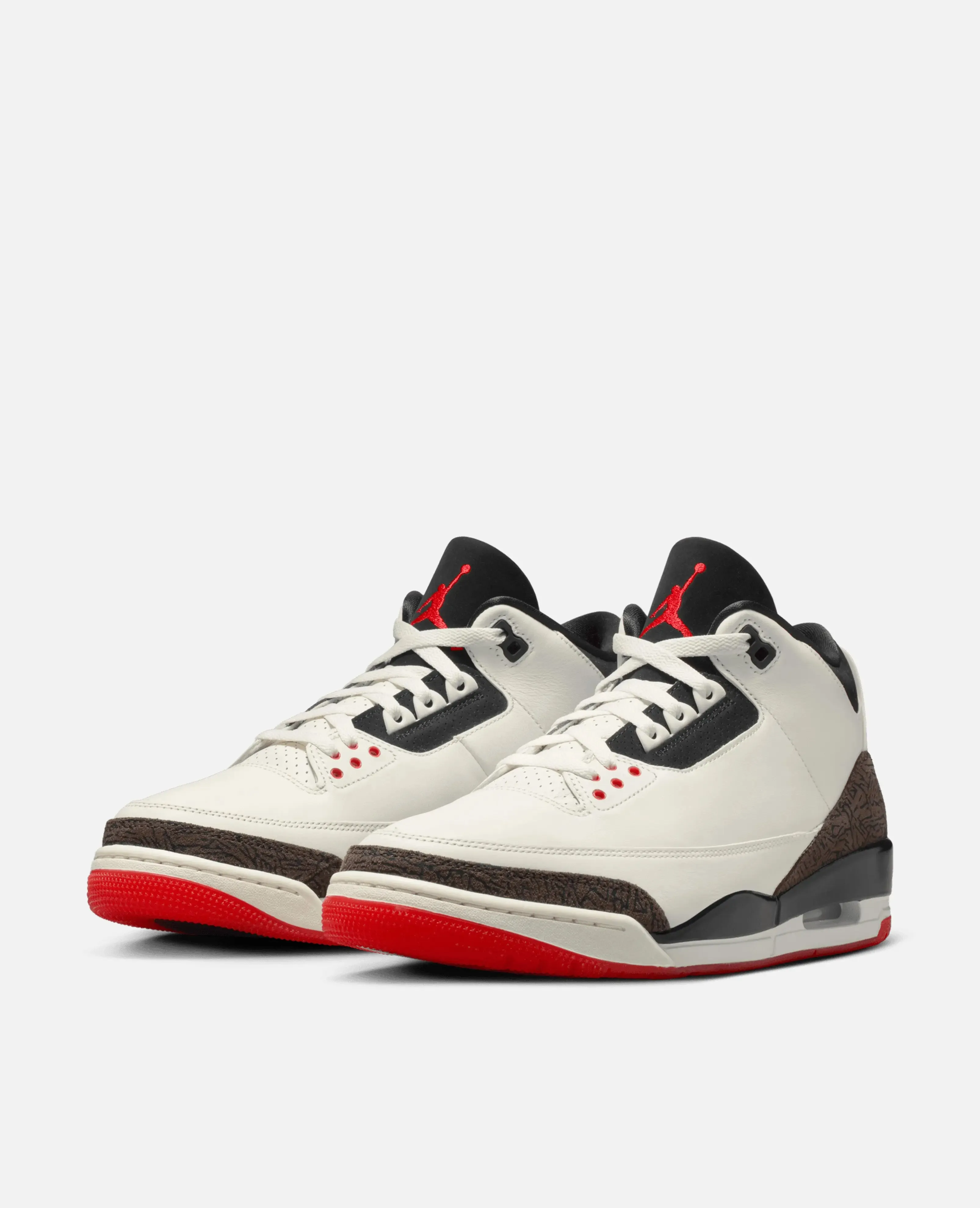 Air Jordan 3 Retro OG Nike (Sail/Black-Universal Red-Pale Ivory-Palomino) sold by Patta product image thumbnail 2