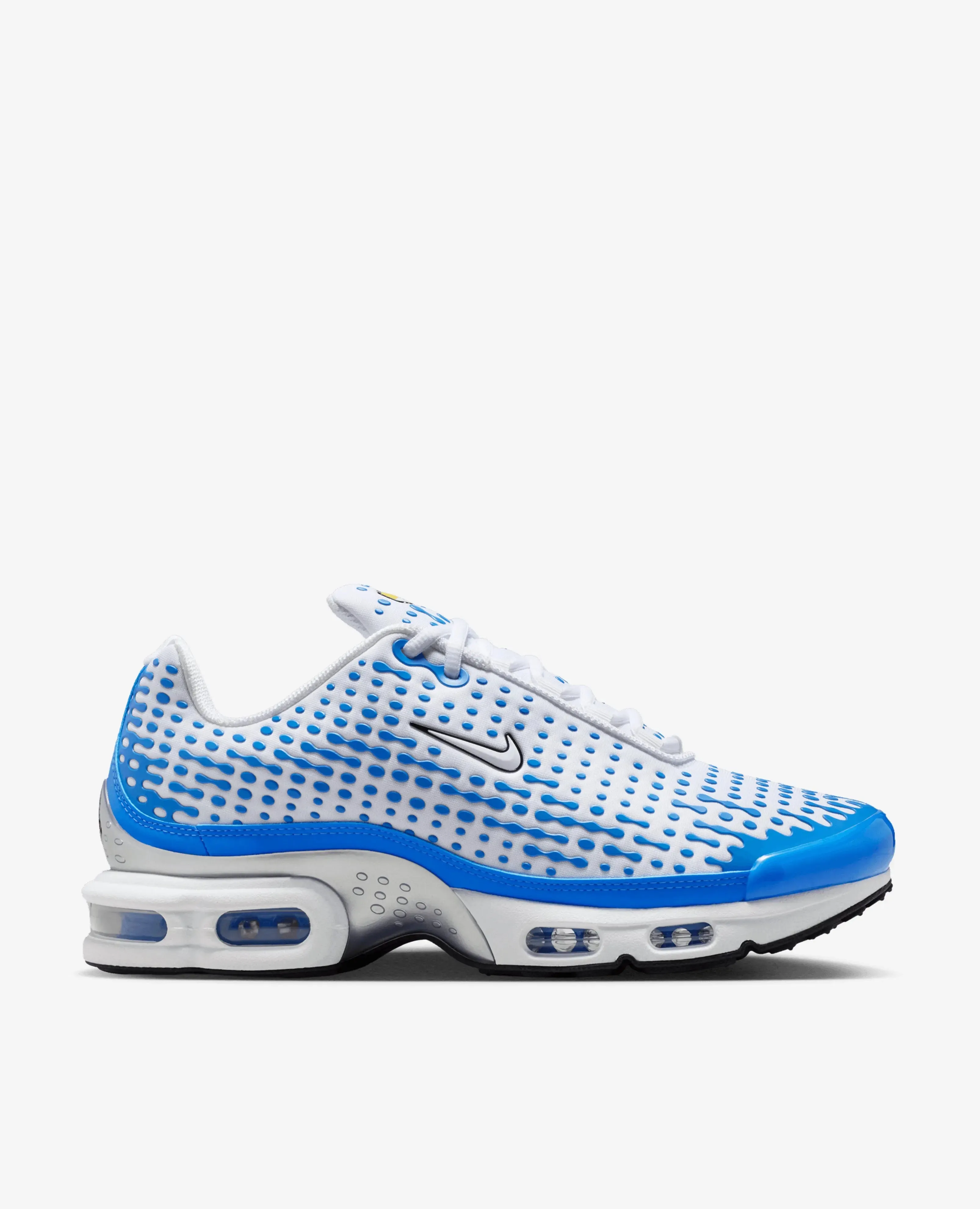 Nike Air Max Plus VII (White/White-Blue Crystal-Metallic Silver-Black) sold by Patta