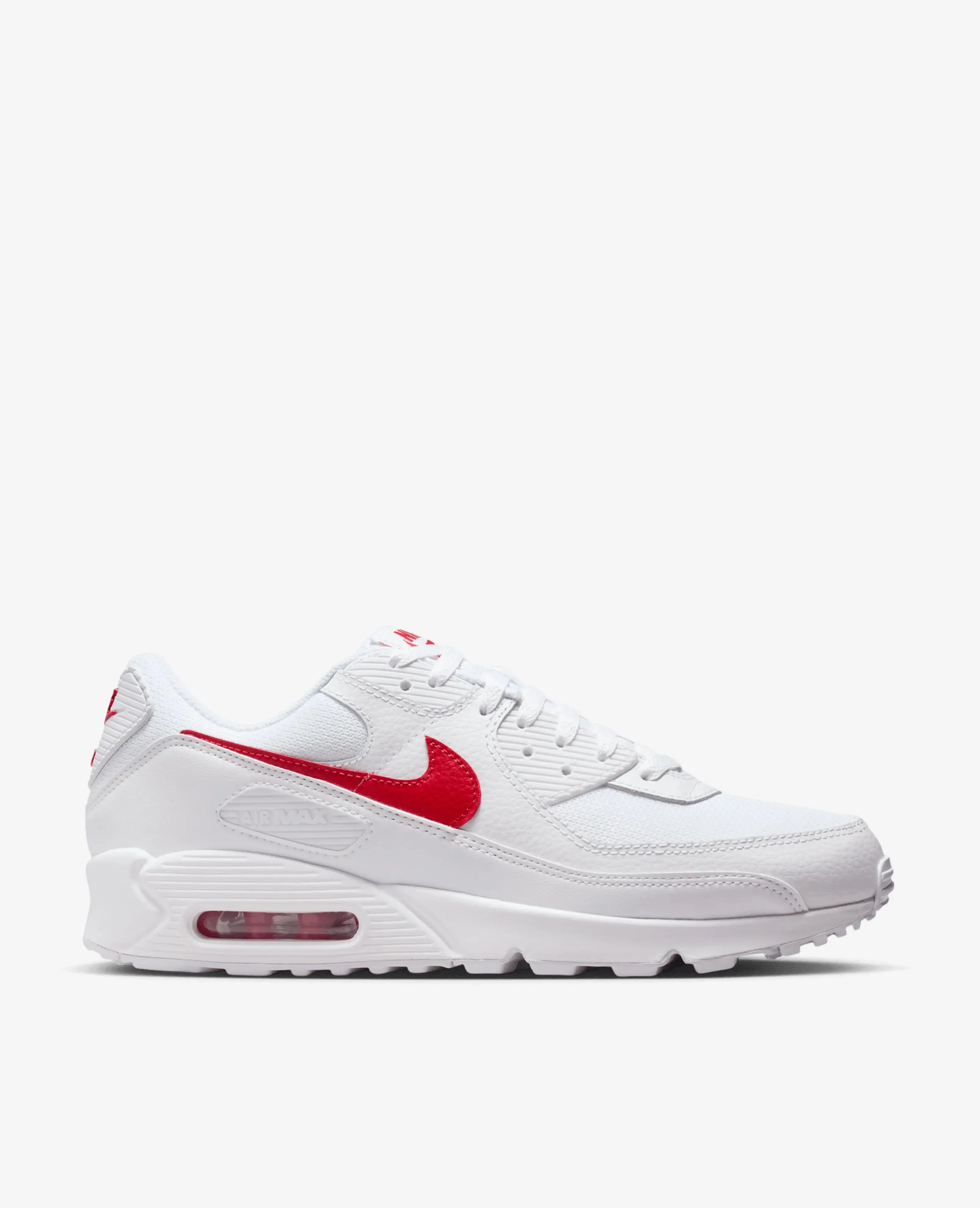 Nike Air Max 90 (WHITE/UNIVERSITY RED-WHITE) sold by Patta