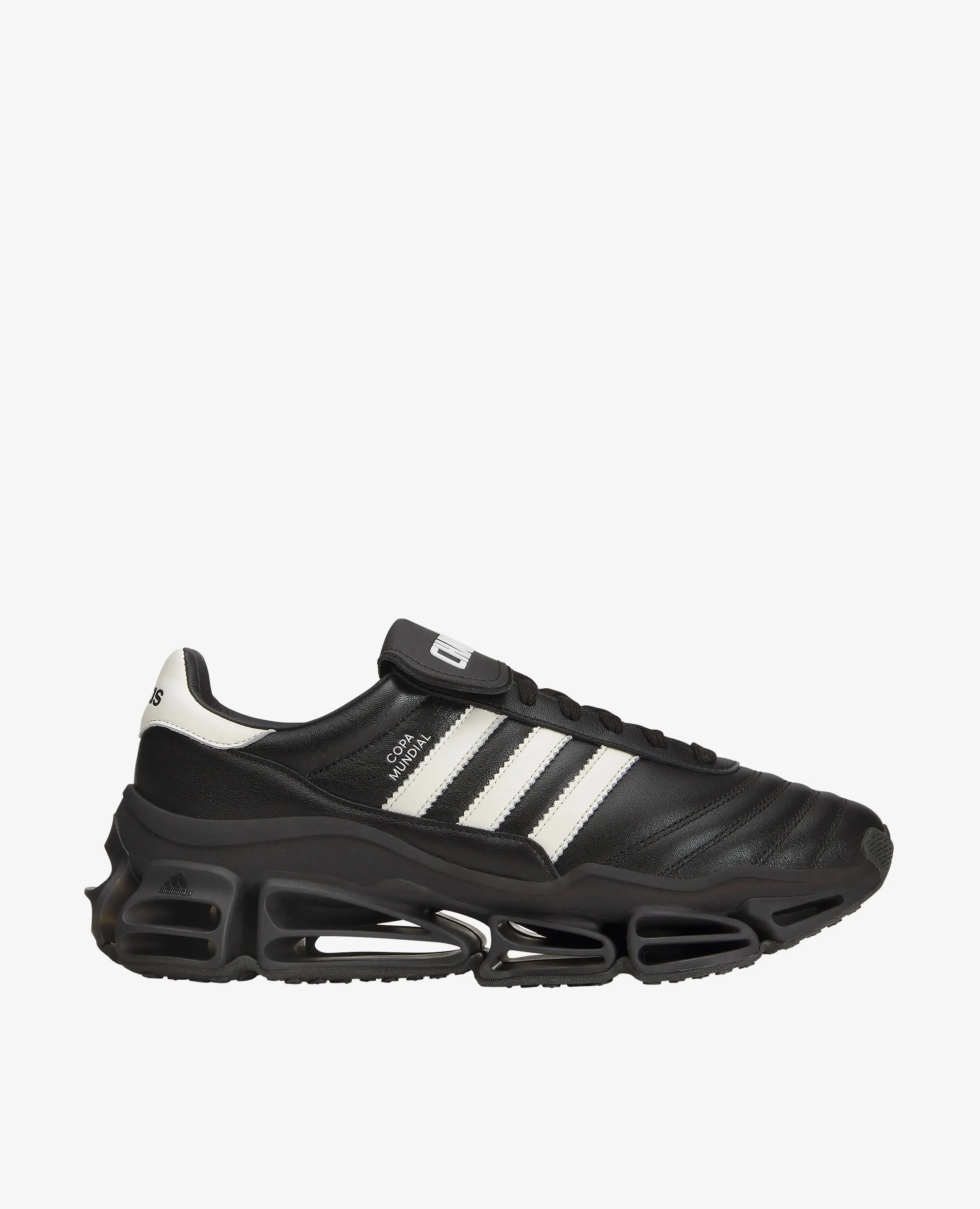 adidas x Willy Chavarria Megaride (Core Black/Off White/Core Black) sold by Patta