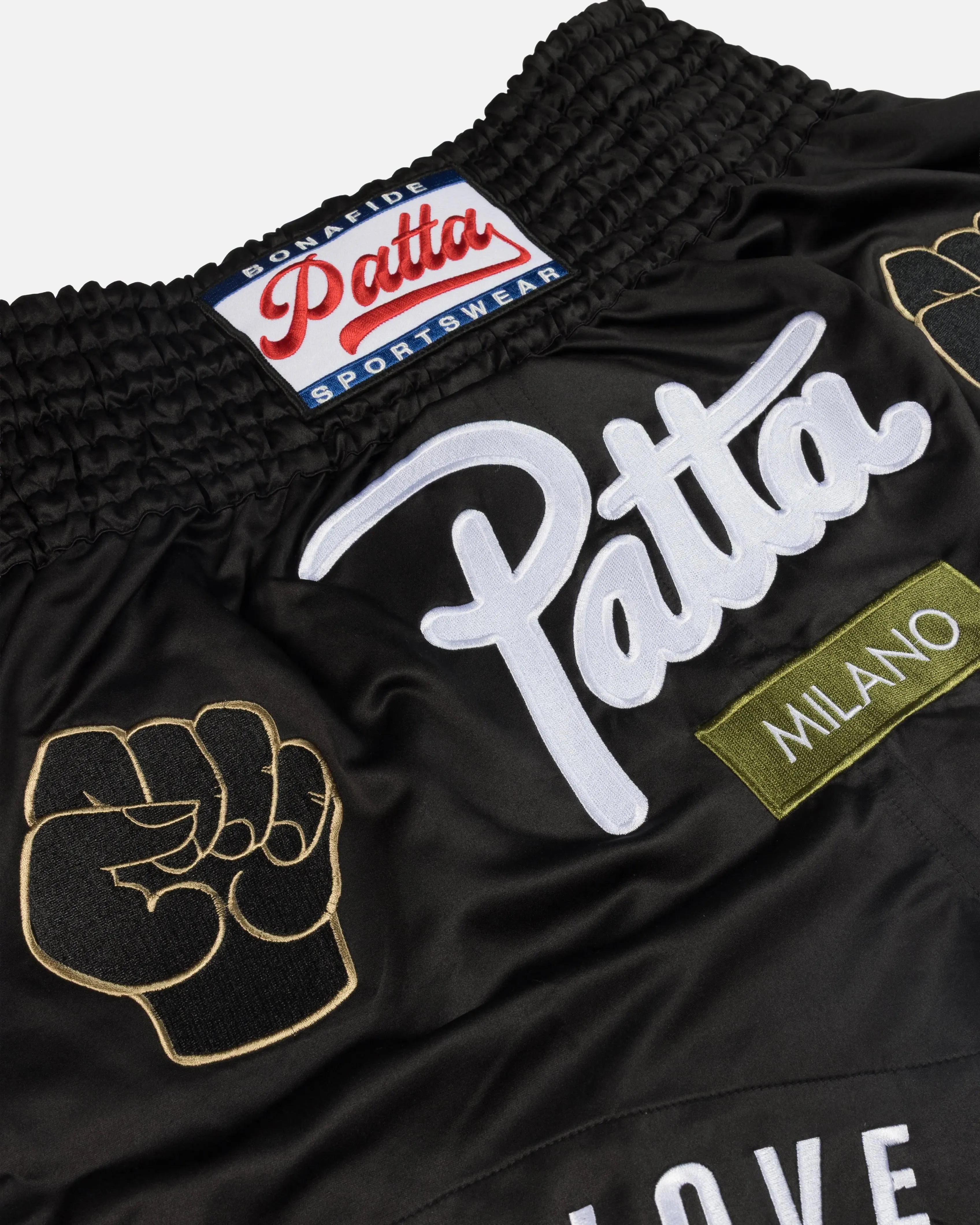 Patta Milano Chapter Muay Thai Shorts (Black) sold by Patta product image thumbnail 2