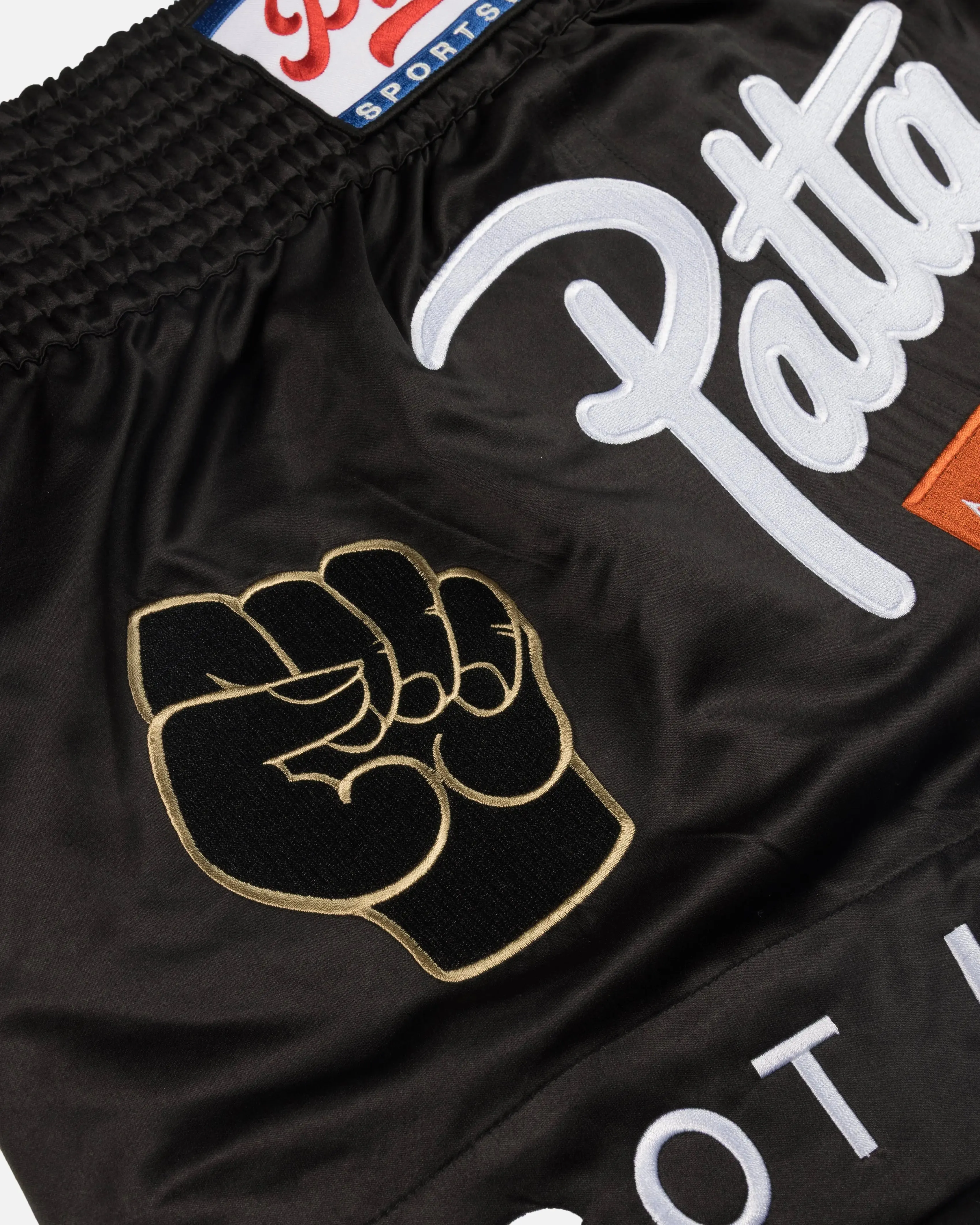Patta Amsterdam Chapter Muay Thai Shorts (Black) sold by Patta product image thumbnail 3