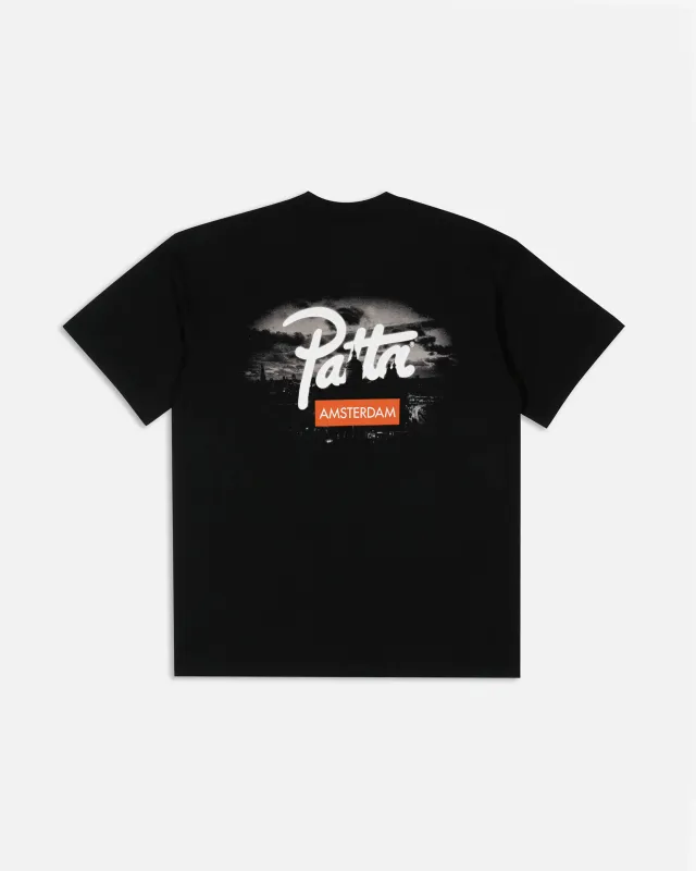 Patta Amsterdam Skyline Chapter T-Shirt (Black) made by Patta