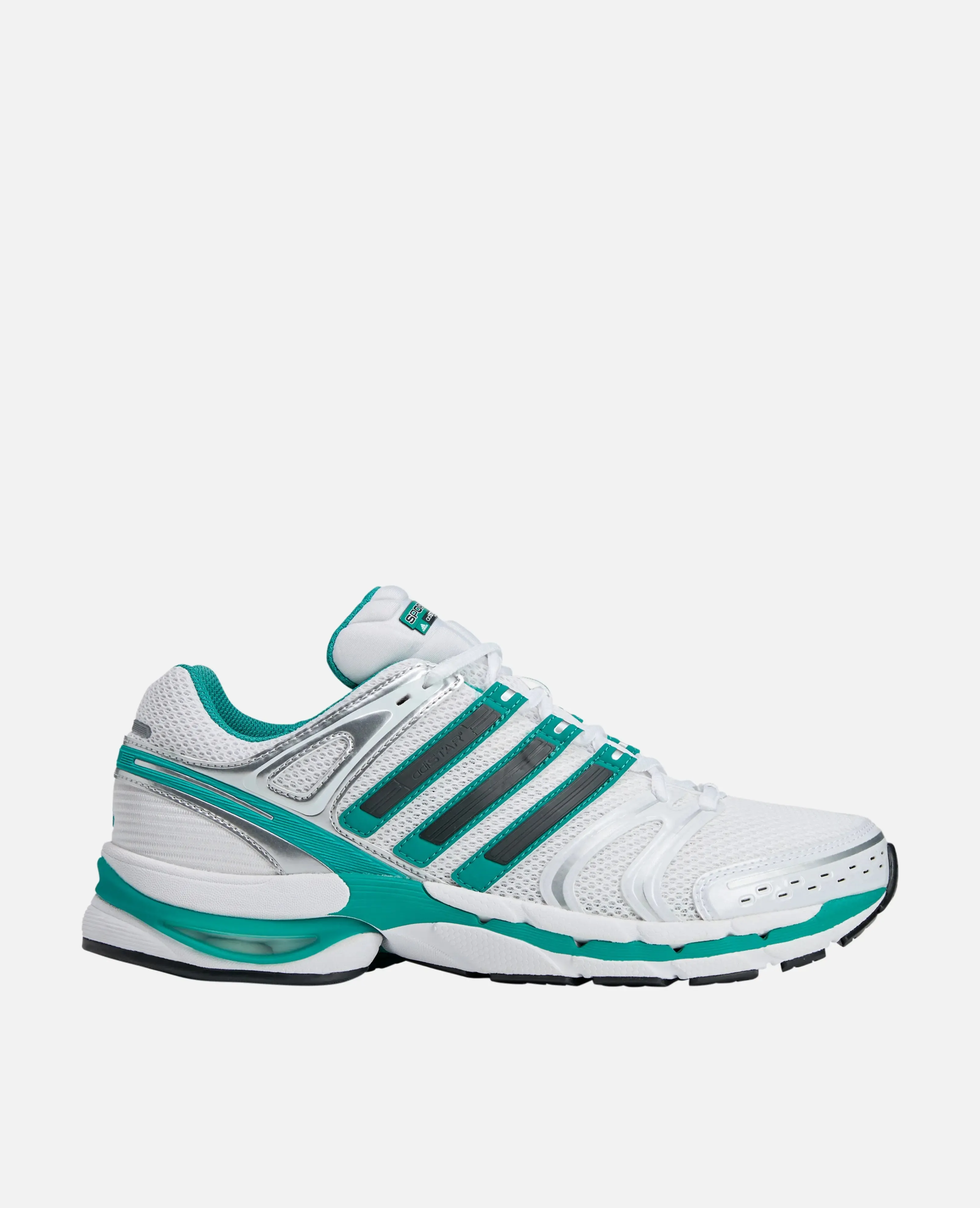 adidas Adistar Control 5 Sporty & Rich (Footware White/Carbon/Pure Teal) sold by Patta