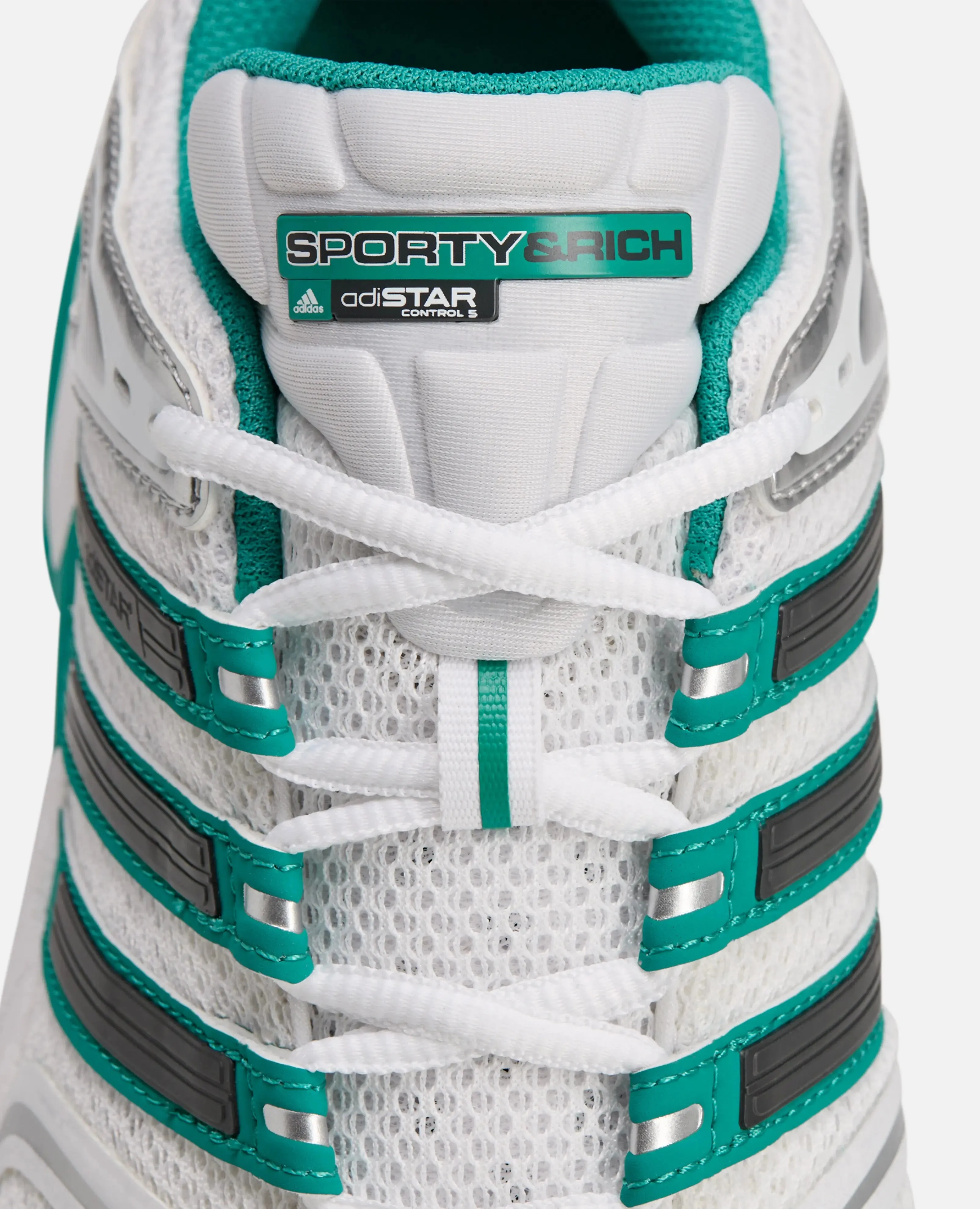 adidas Adistar Control 5 Sporty & Rich (Footware White/Carbon/Pure Teal) sold by Patta product image thumbnail 3