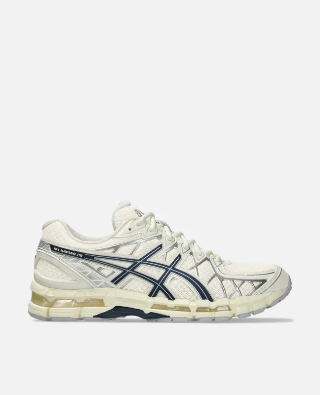 ASICS Gel-Kayano 20 (CREAM/INDEPENDENCE BLUE) made by Asics