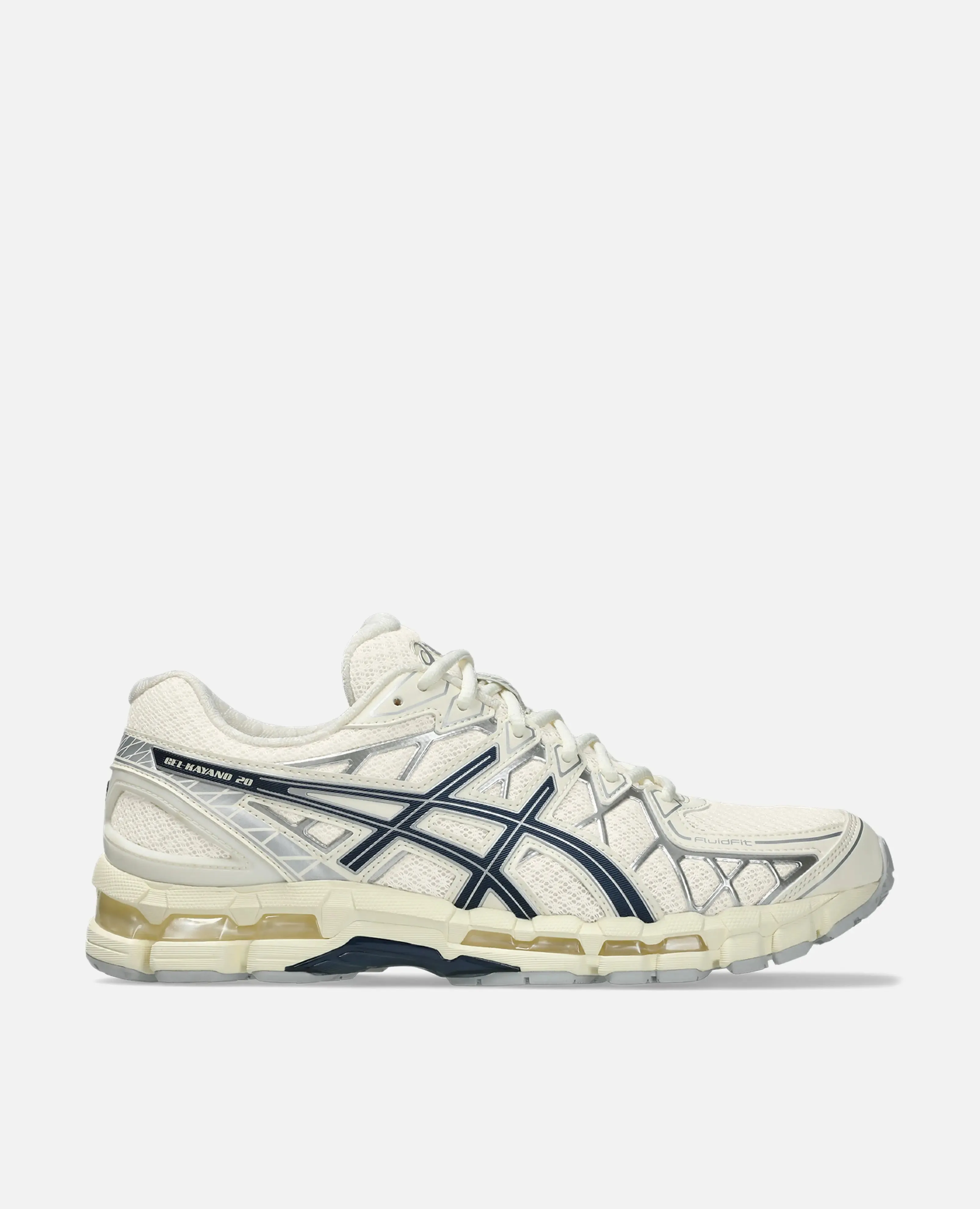ASICS Gel-Kayano 20 (CREAM/INDEPENDENCE BLUE) sold by Patta