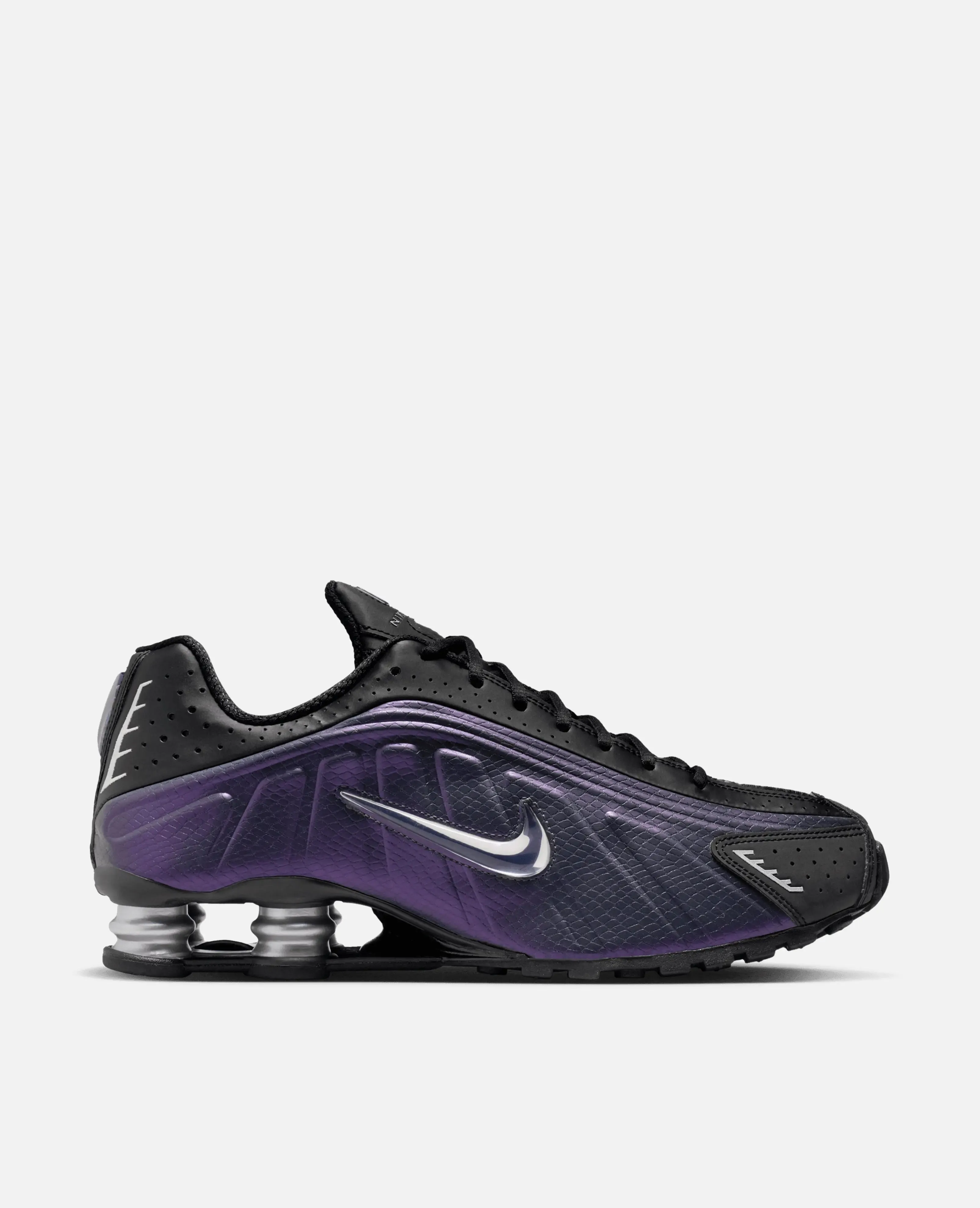 Nike Shox R4 (Black/Anthracite-Metallic Silver) sold by Patta