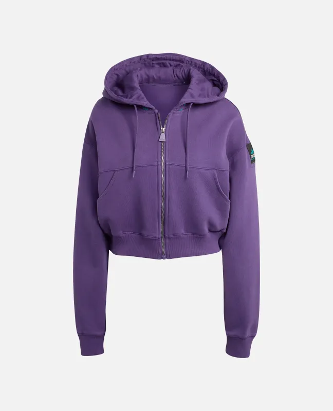 adidas Equipment Cropped Hoodie (Violet) made by Adidas
