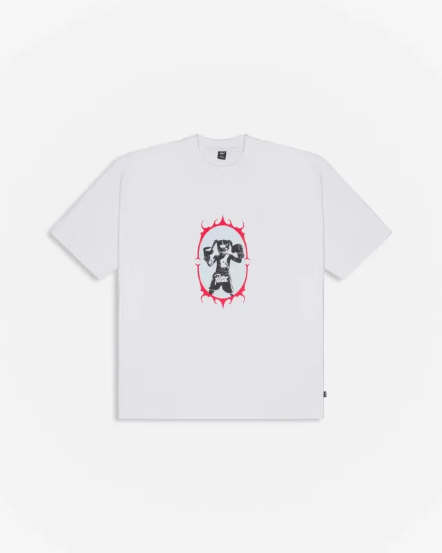 Patta Boxing T-Shirt White (EA) made by Patta