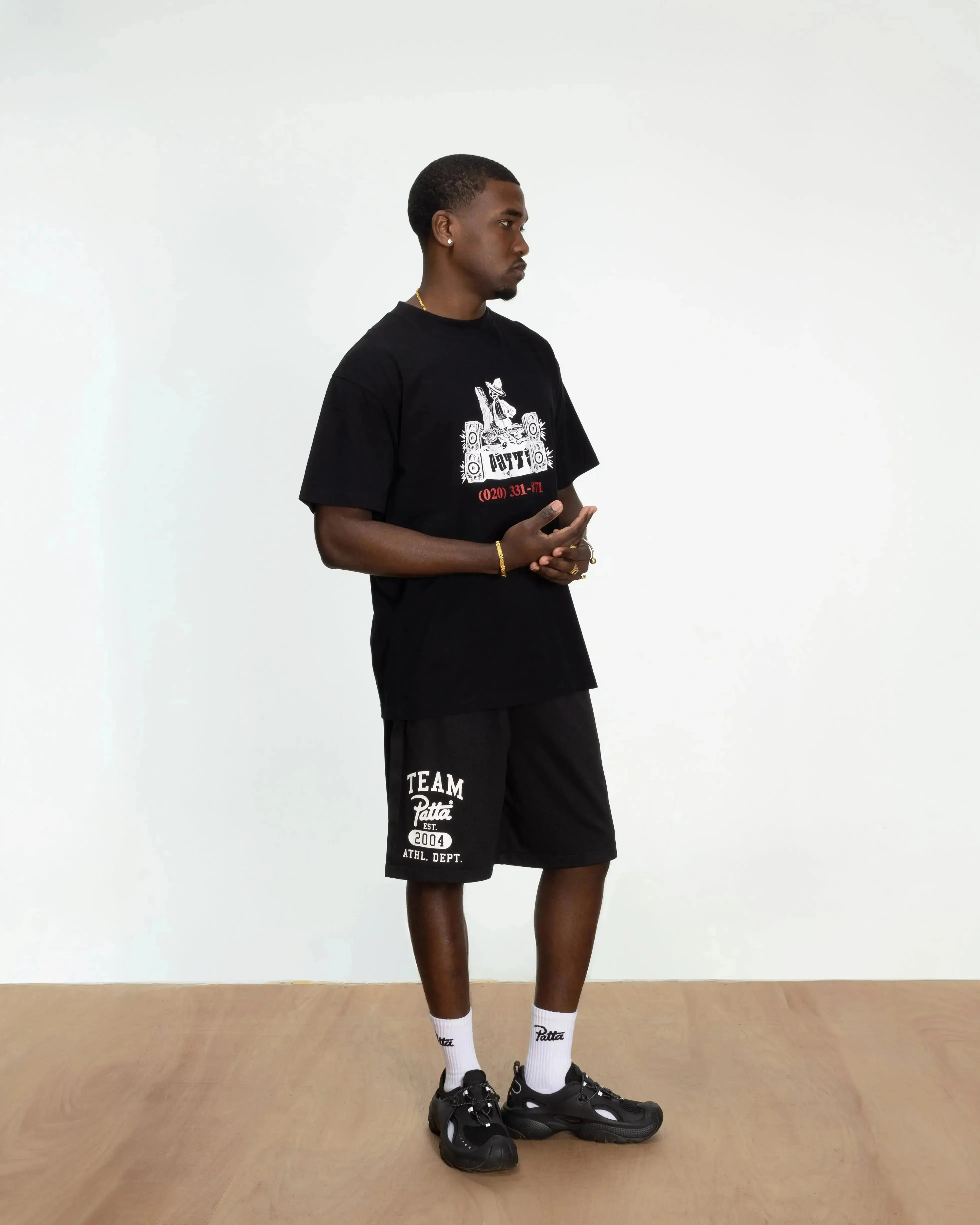 Patta DJ Skully T-Shirt Black (EA) sold by Patta product image thumbnail 4
