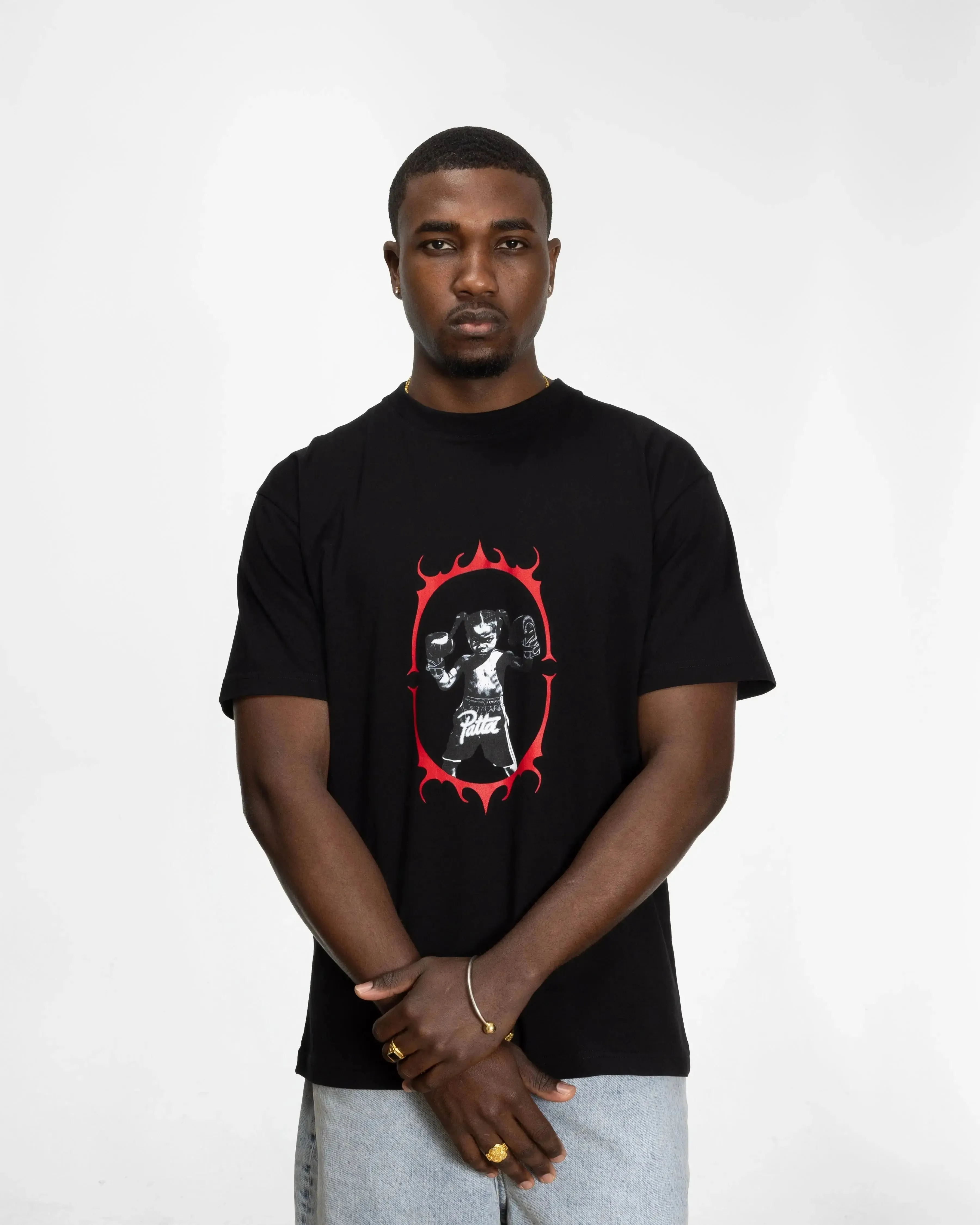 Patta Boxing T-Shirt Black (EA) sold by Patta product image thumbnail 3