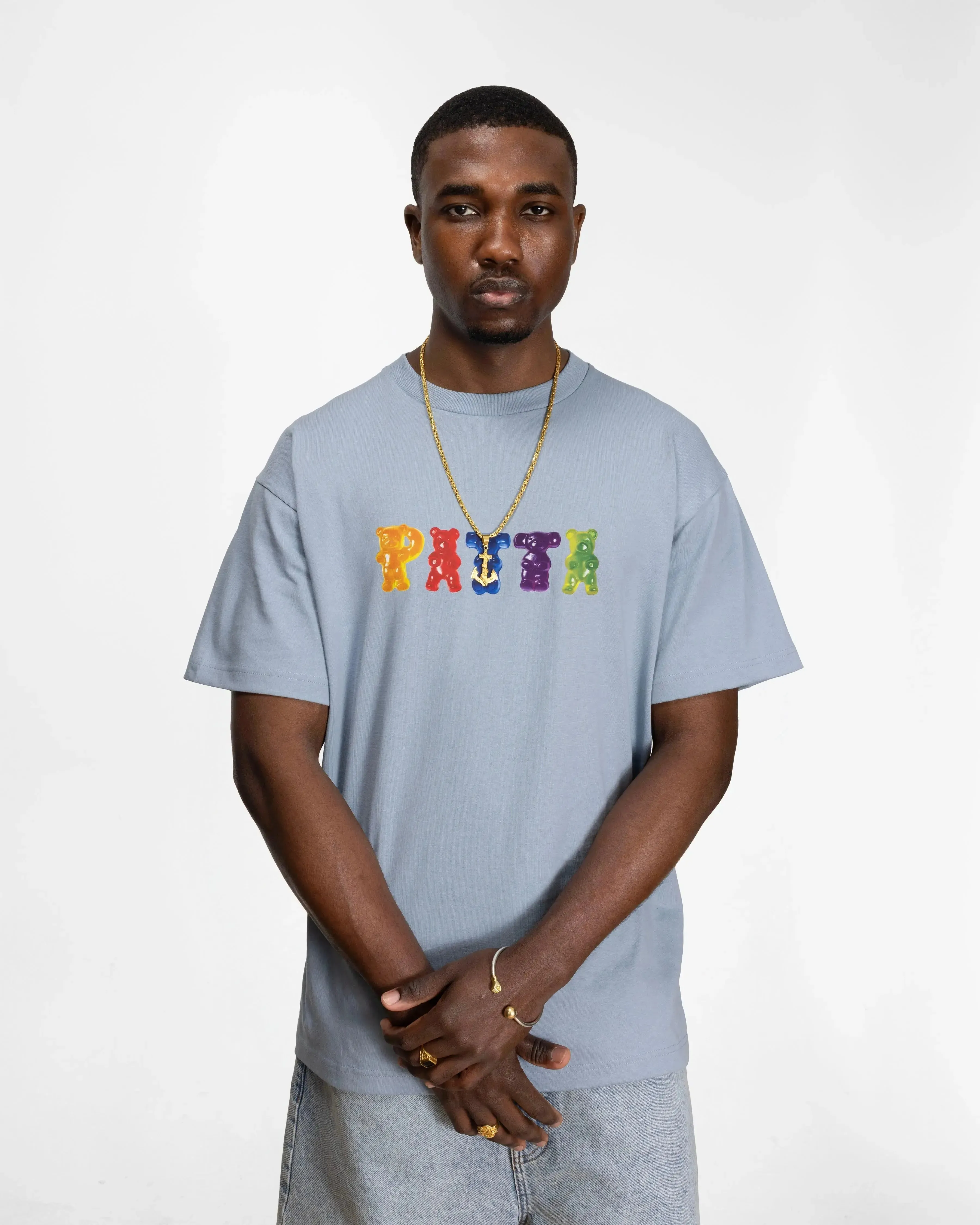 Patta Gummi T-Shirt Dusty Blue (EA) sold by Patta product image thumbnail 3