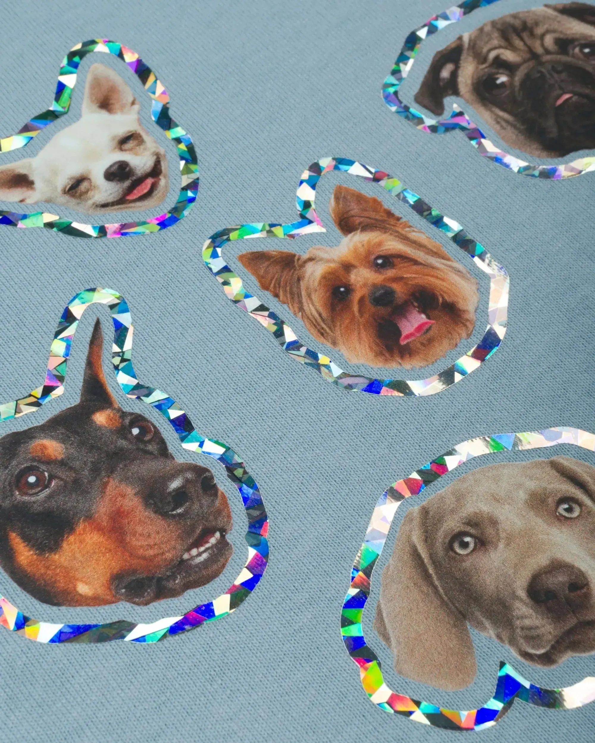 Patta Dogs T-Shirt Dusty Blue (EA) sold by Patta product image thumbnail 4