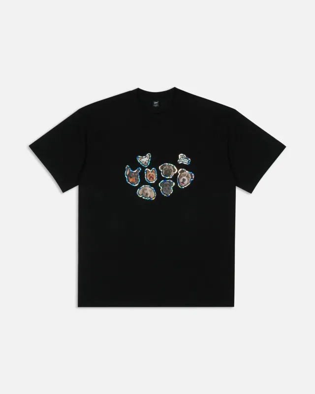 Patta Dogs T-Shirt Black (EA) made by Patta