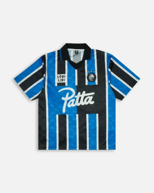 Patta Stripe Football Jersey French Blue (EA) made by Patta