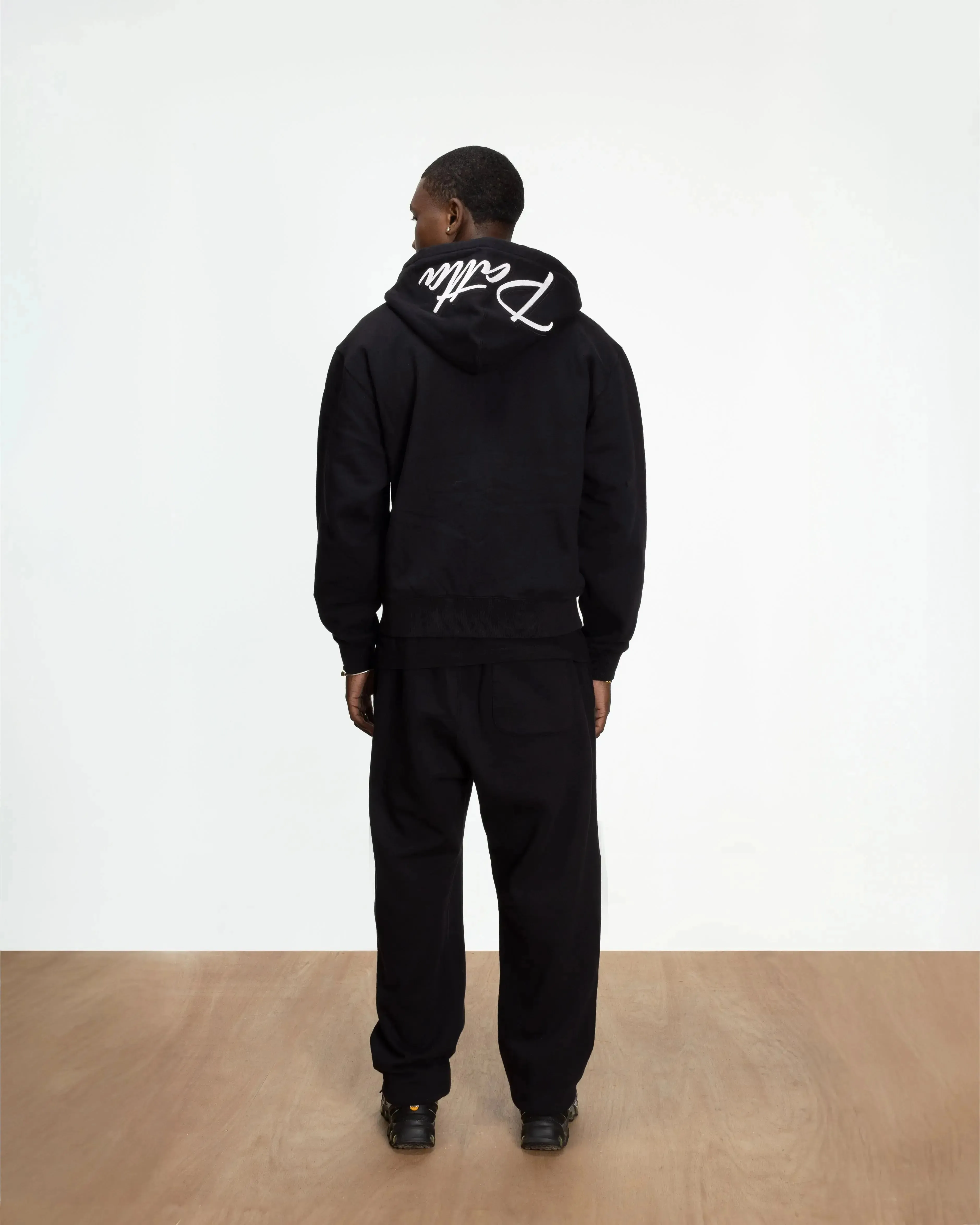 Patta Embro Classic Zip Up Hooded Sweater Black (EA) sold by Patta product image thumbnail 4