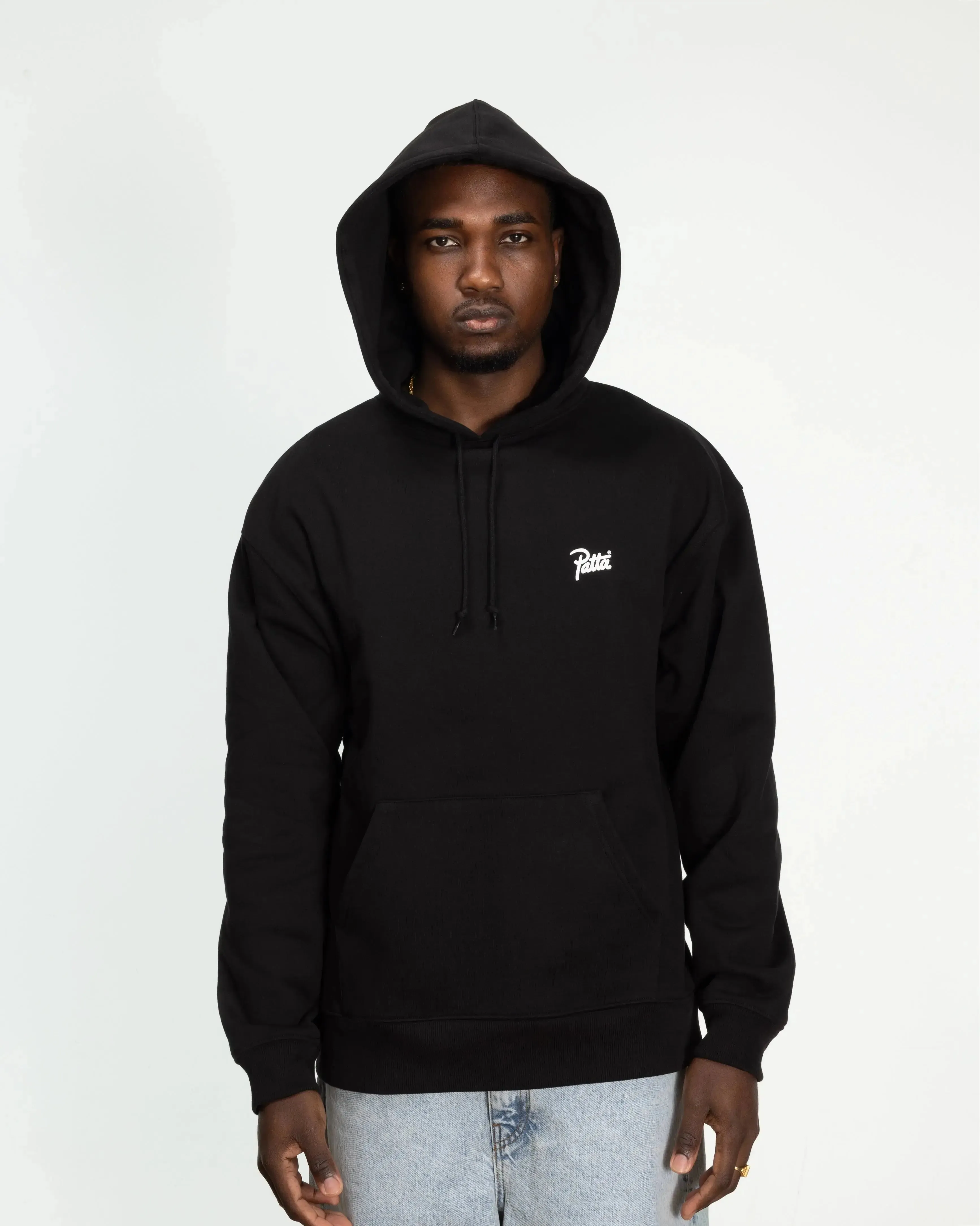 Patta Protect Yourself Hooded Sweater Black (EA) sold by Patta product image thumbnail 4