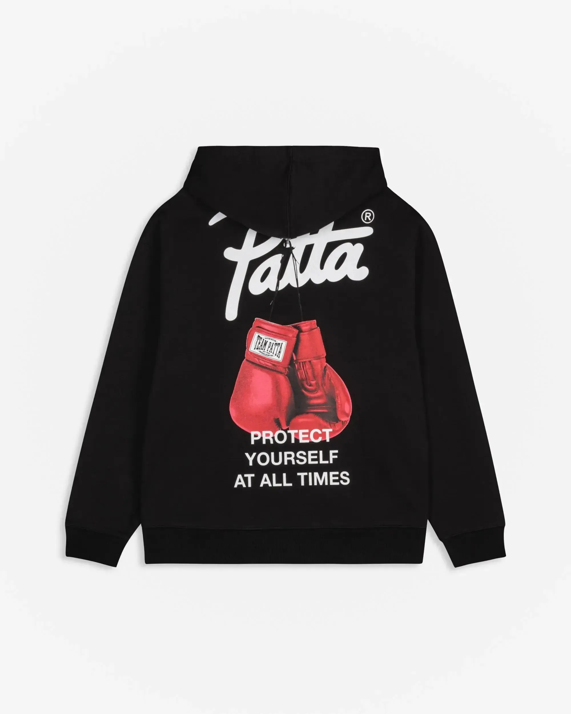 Patta Protect Yourself Hooded Sweater Black (EA) sold by Patta