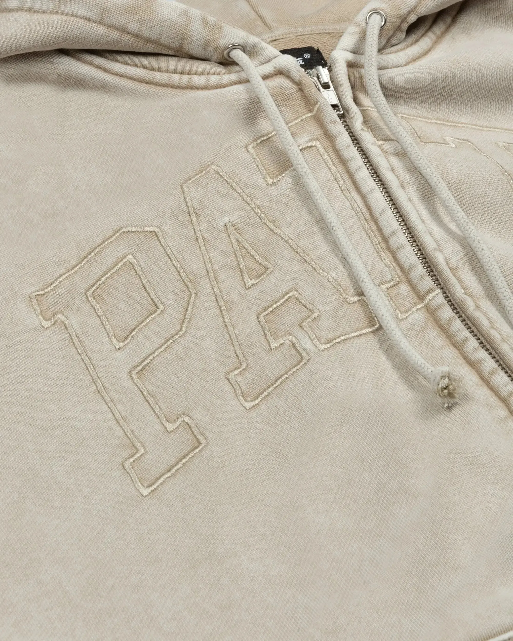 Patta Loopback Logo Zip Hooded Sweater Irish Cream (EA) sold by Patta product image thumbnail 4