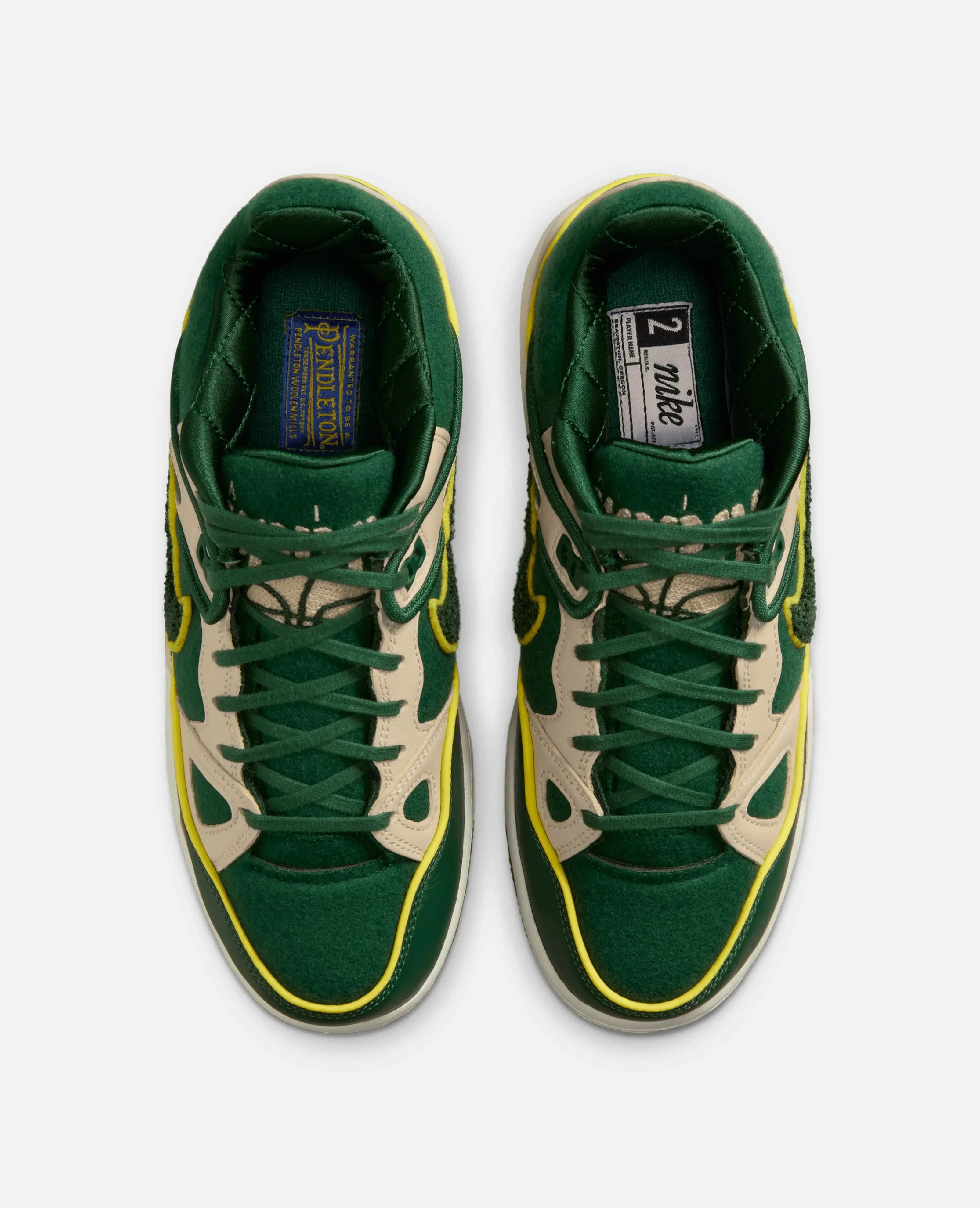 Nike Air Force 3 (FOREST GREEN/FOREST GREEN-OATMEAL-SAIL) sold by Patta product image thumbnail 4
