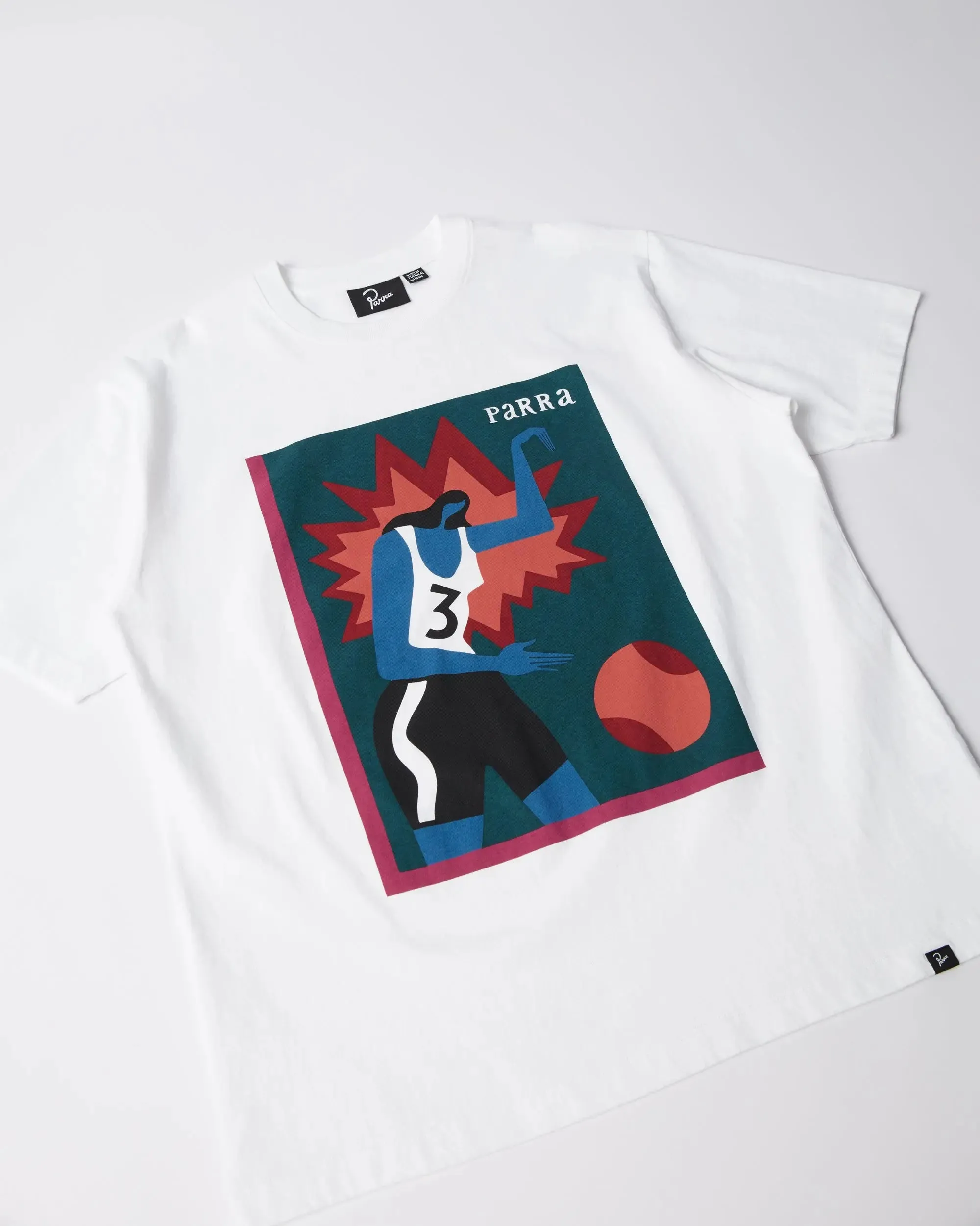 byParra Baseketball T-Shirt (White) sold by Patta product image thumbnail 2