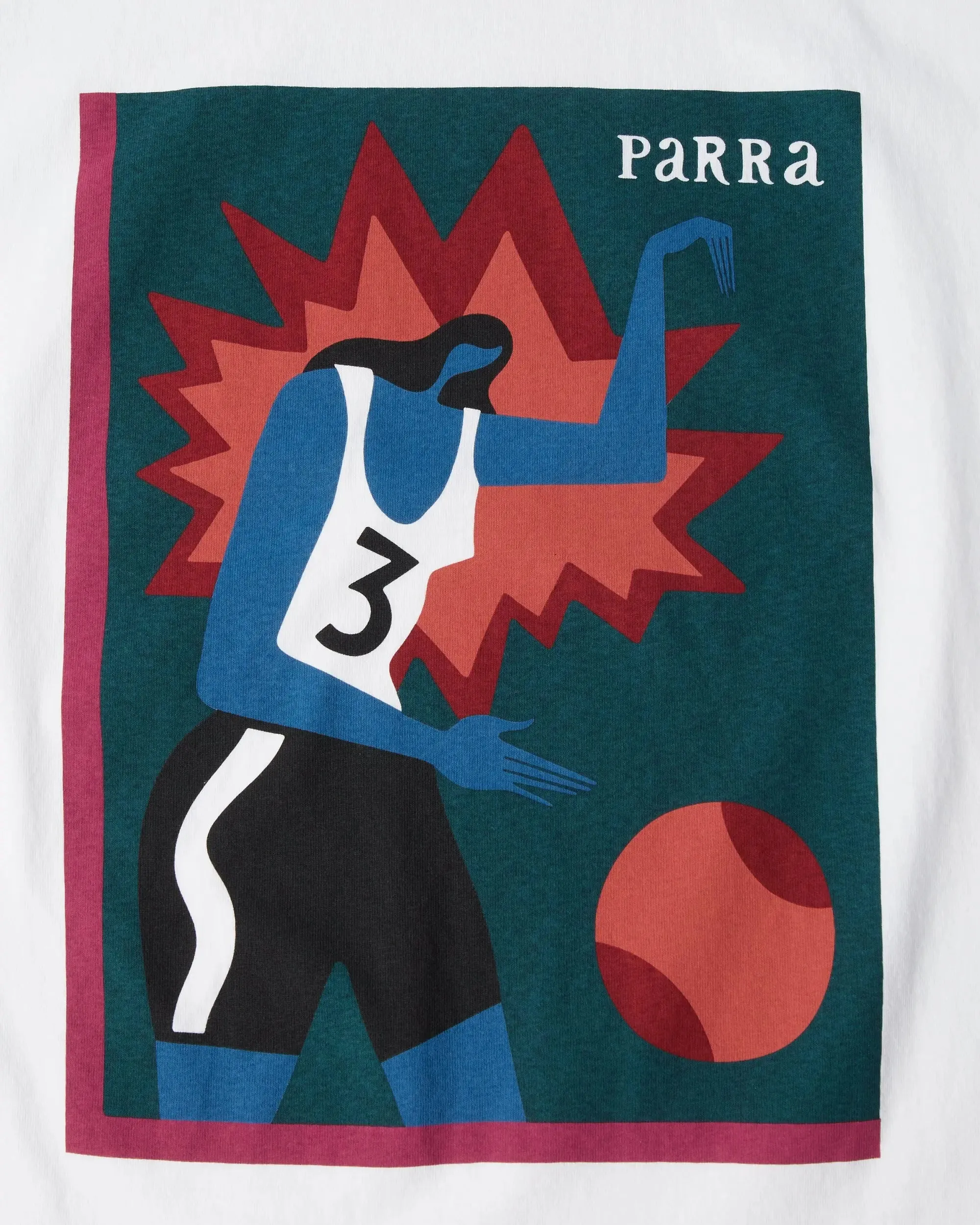 byParra Baseketball T-Shirt (White) sold by Patta product image thumbnail 3