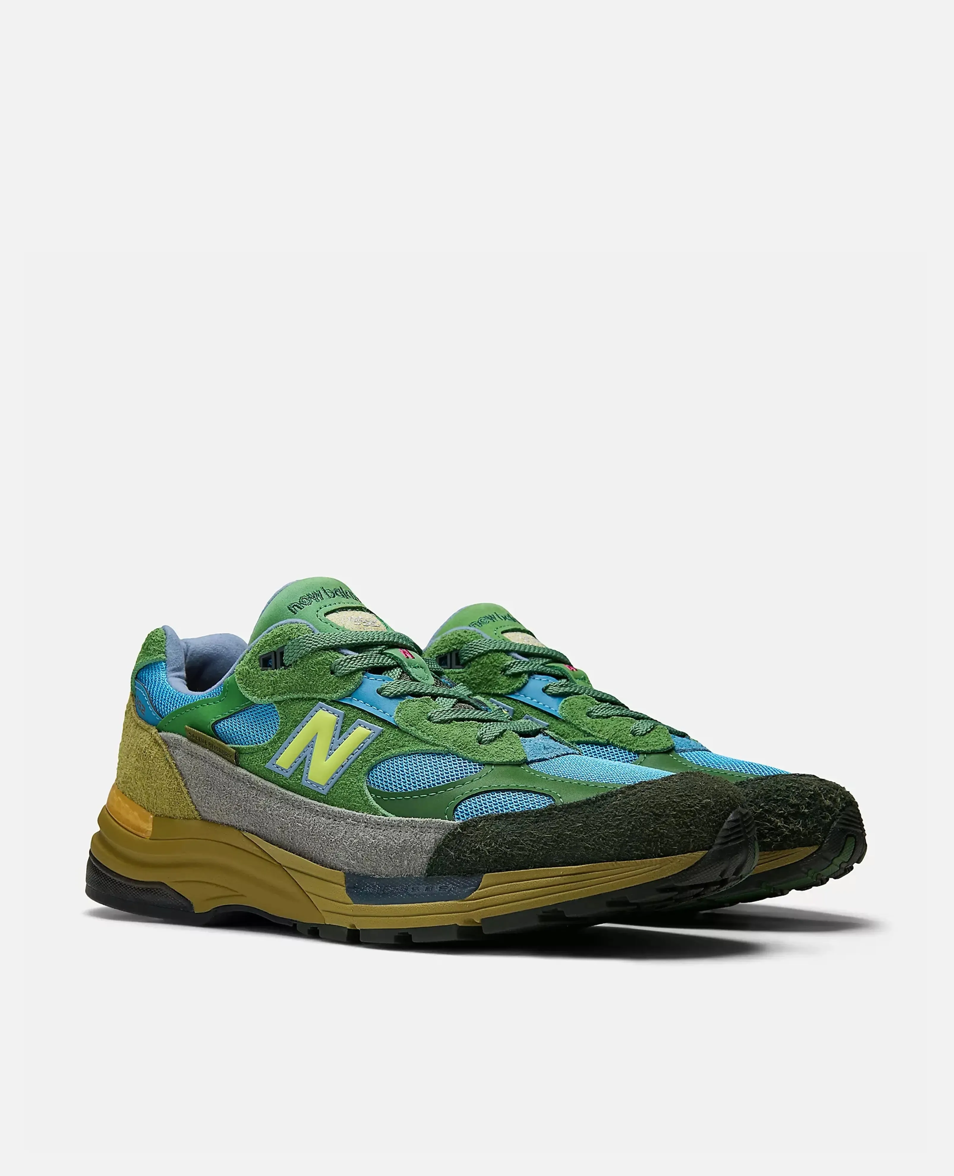 Salehe Bembury x New Balance 992 Made in USA ''Online Lime'' sold by Patta product image thumbnail 2