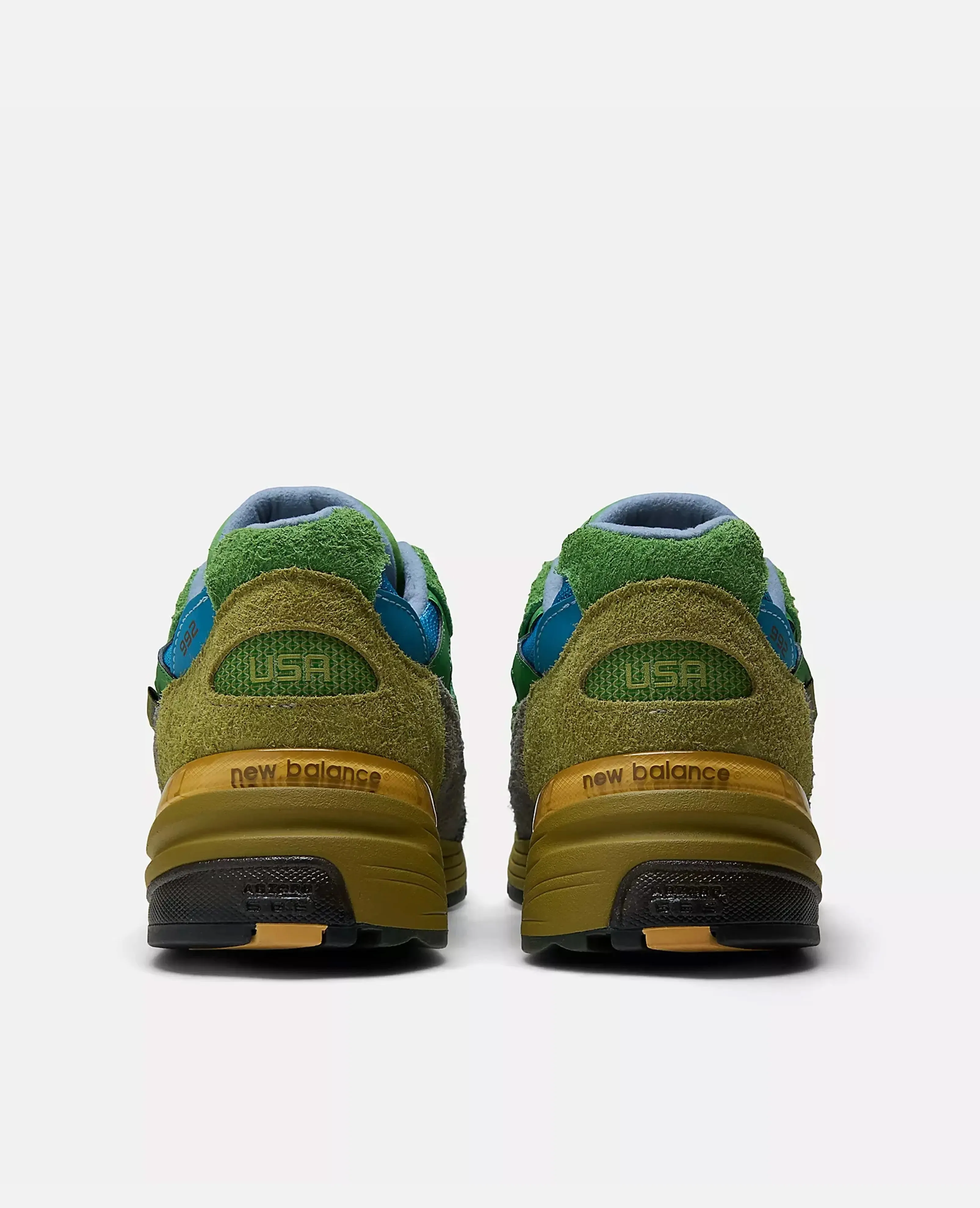 Salehe Bembury x New Balance 992 Made in USA ''Online Lime'' sold by Patta product image thumbnail 5