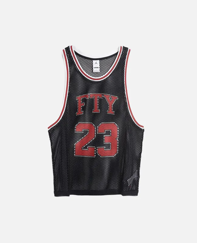 Nike Jordan x FTY Basketball Jersey (BLACK CRIMSON) made by Nike