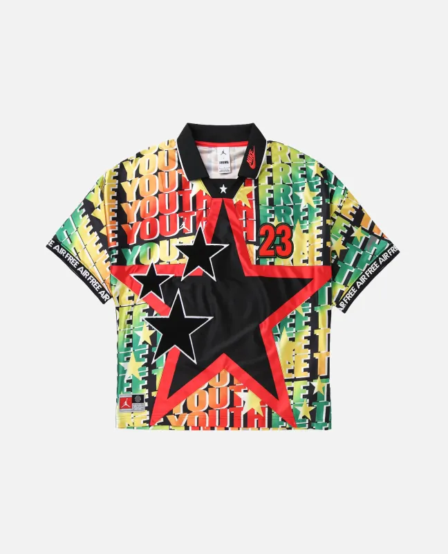 Nike Jordan x FTY Men's Football Jersey (WHITE) made by Nike