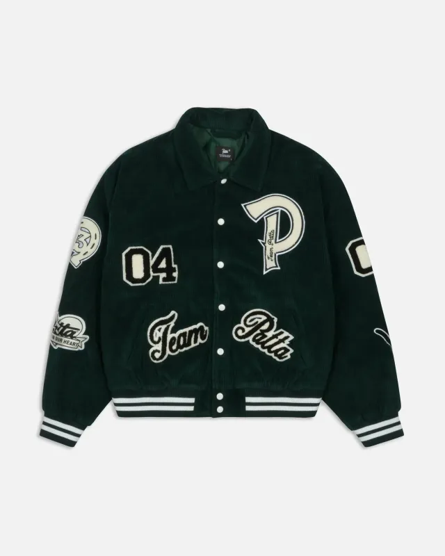 Patta Corduroy Bomber Jacket (Pine Grove) made by Patta