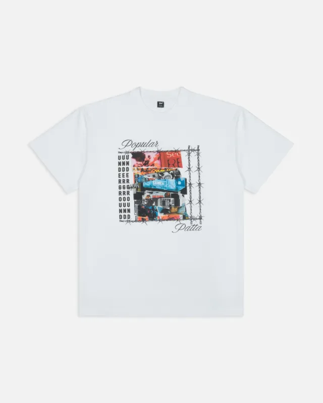 Patta Collage T-Shirt (White) made by Patta