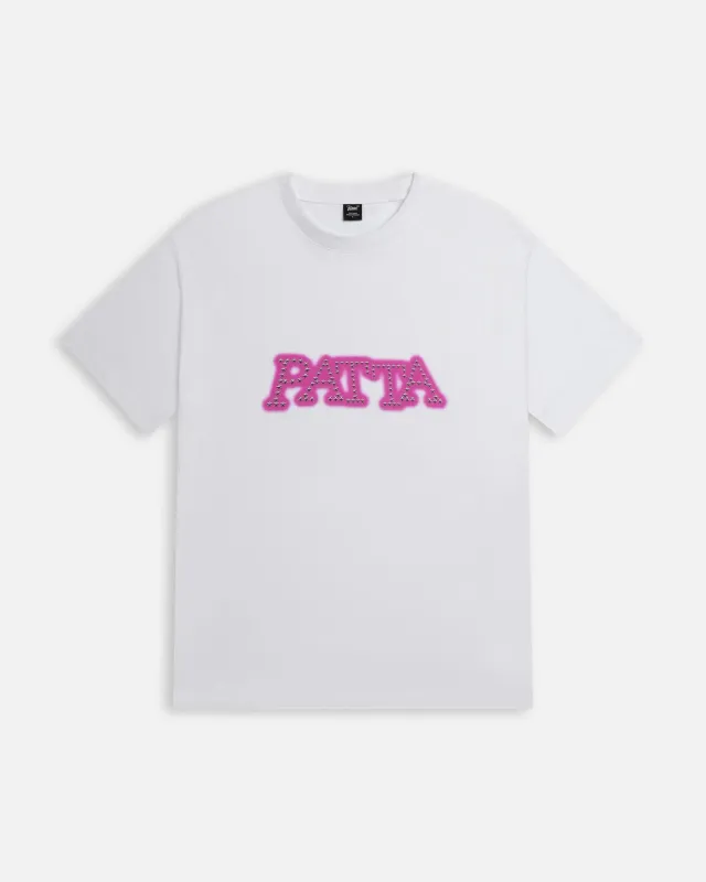 Patta Studs T-Shirt (White) made by Patta