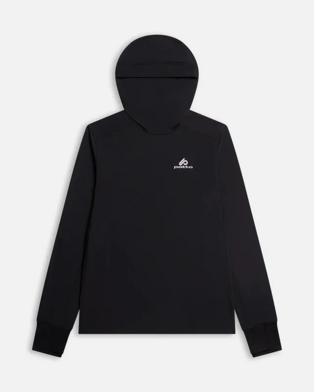 Patta Technical Hooded Sweater (Black) made by Patta