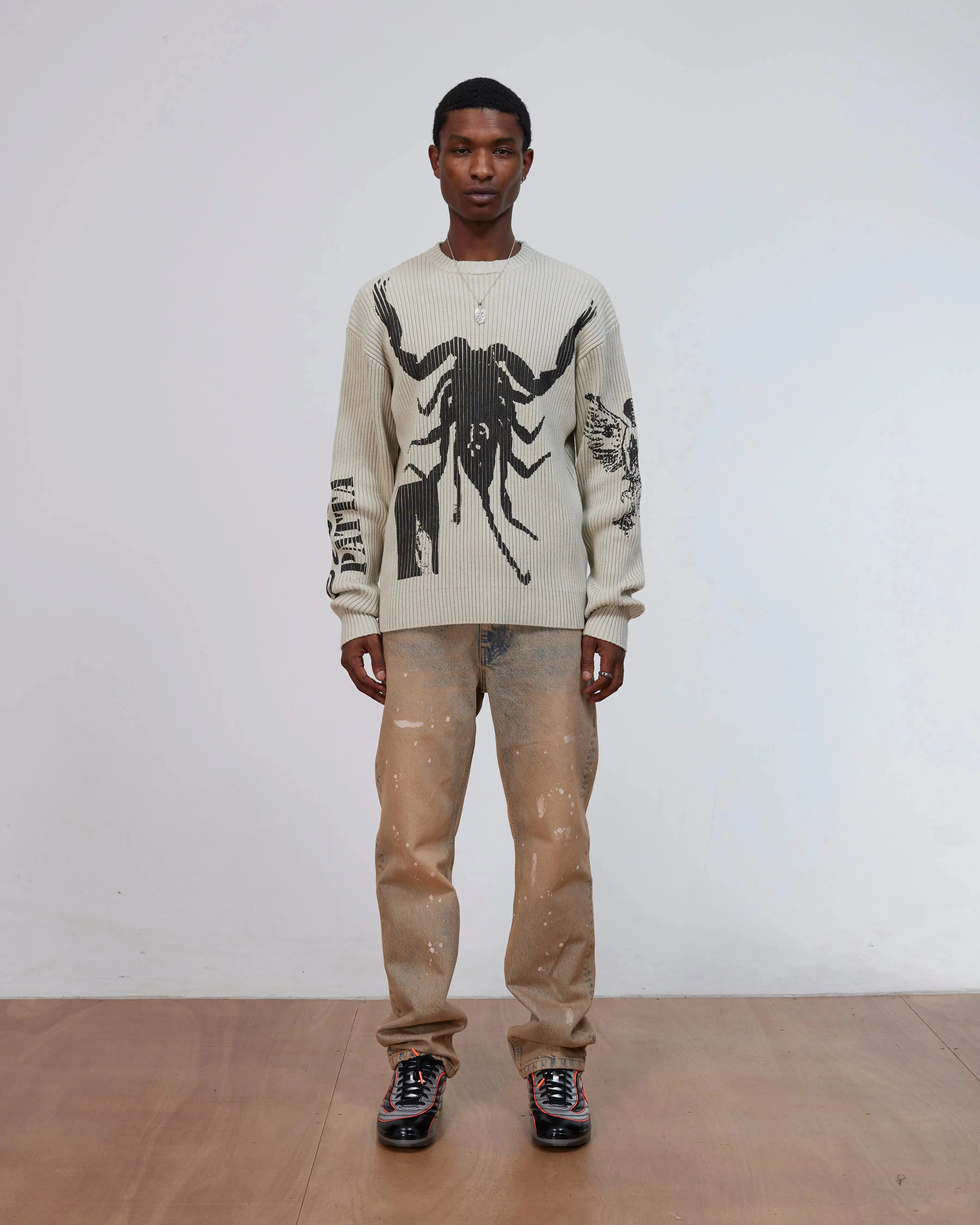 Patta Scorpio Knitted Jumper (Plaza Taupe) sold by Patta product image thumbnail 4