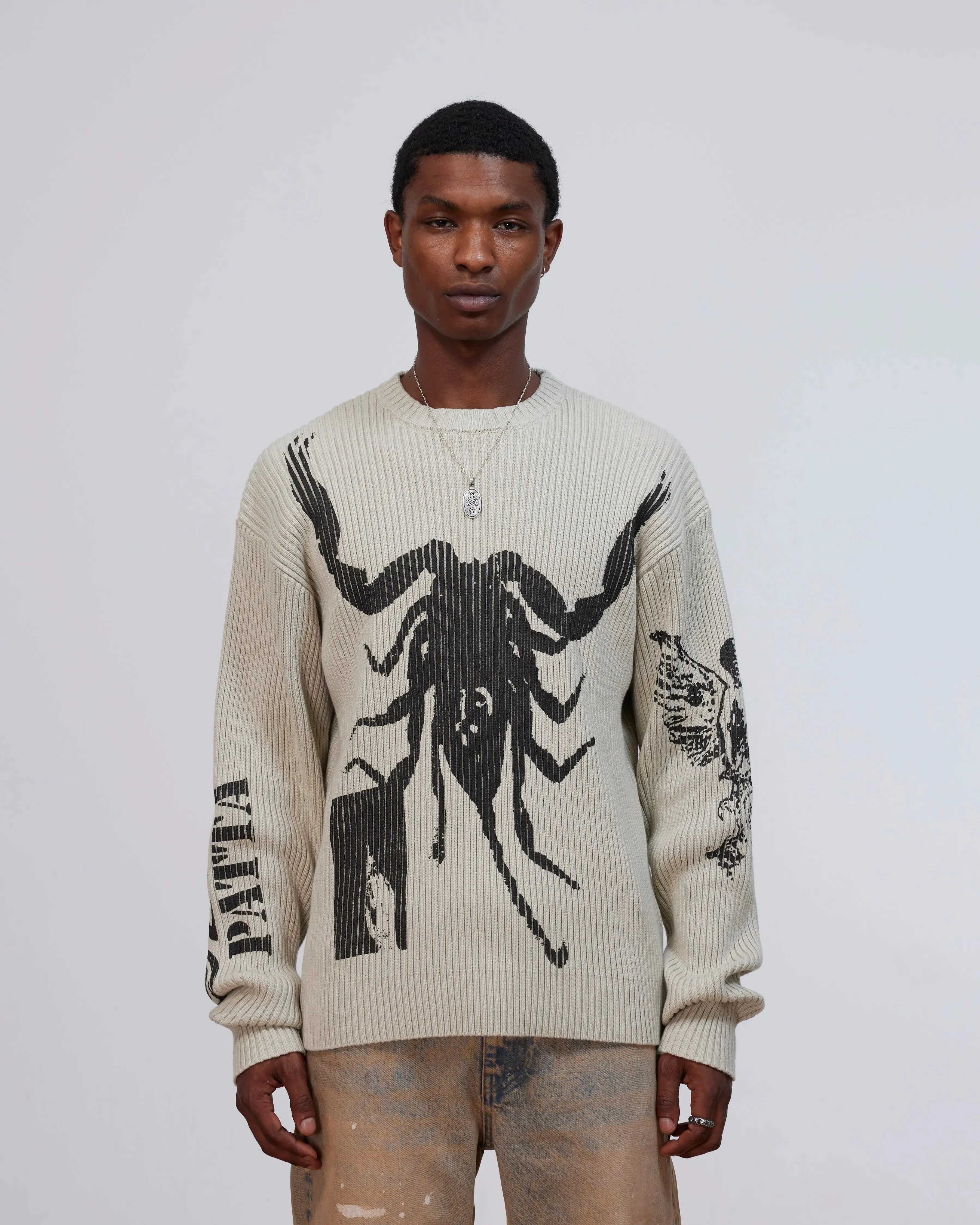 Patta Scorpio Knitted Jumper (Plaza Taupe) sold by Patta product image thumbnail 5