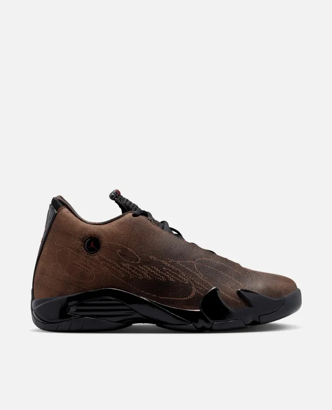 Nike Air Jordan 14 Retro SP (Black/burnt red) made by Nike