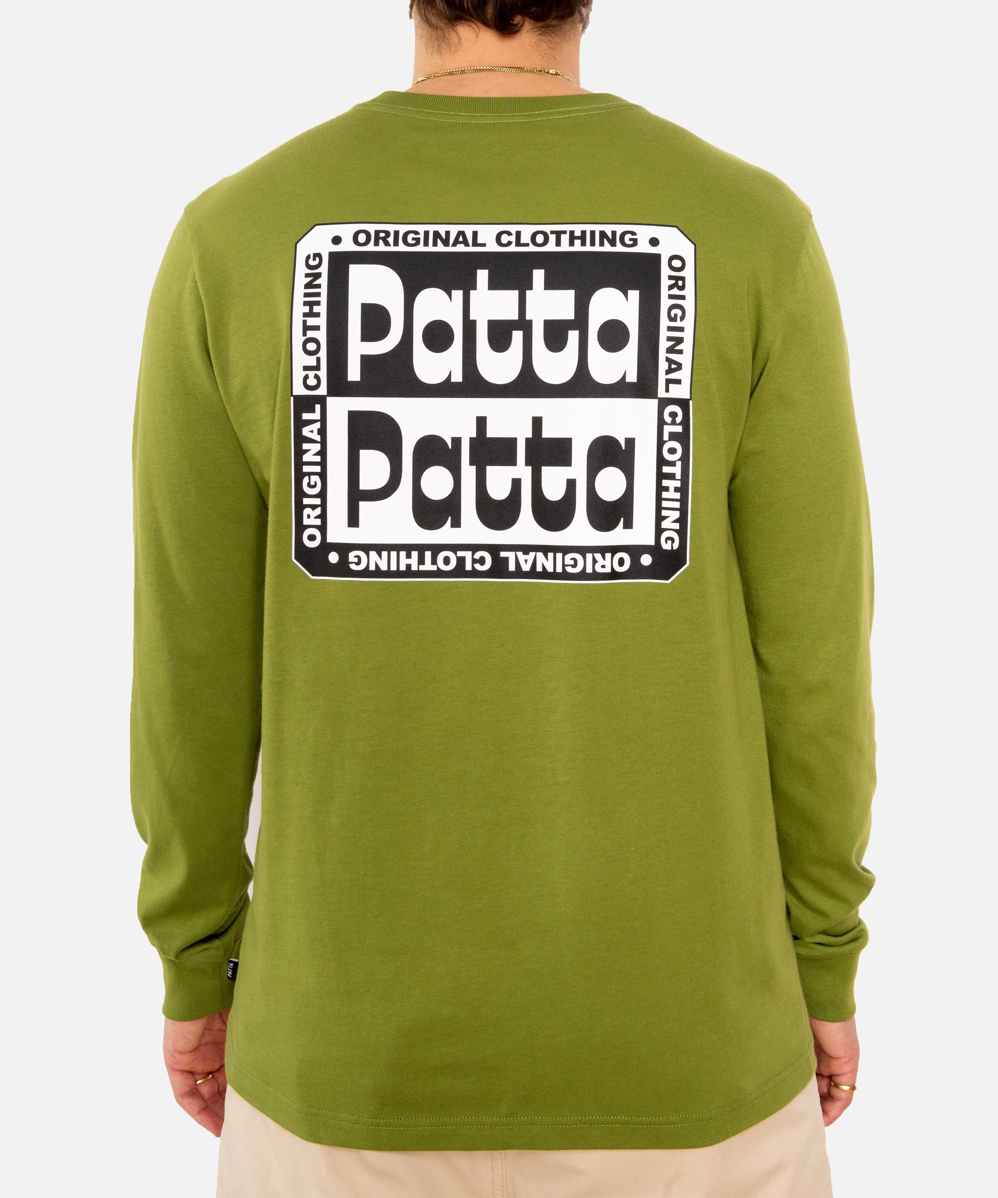 Patta Original Clothing Longsleeve T-Shirt (Calliste Green) sold by Patta